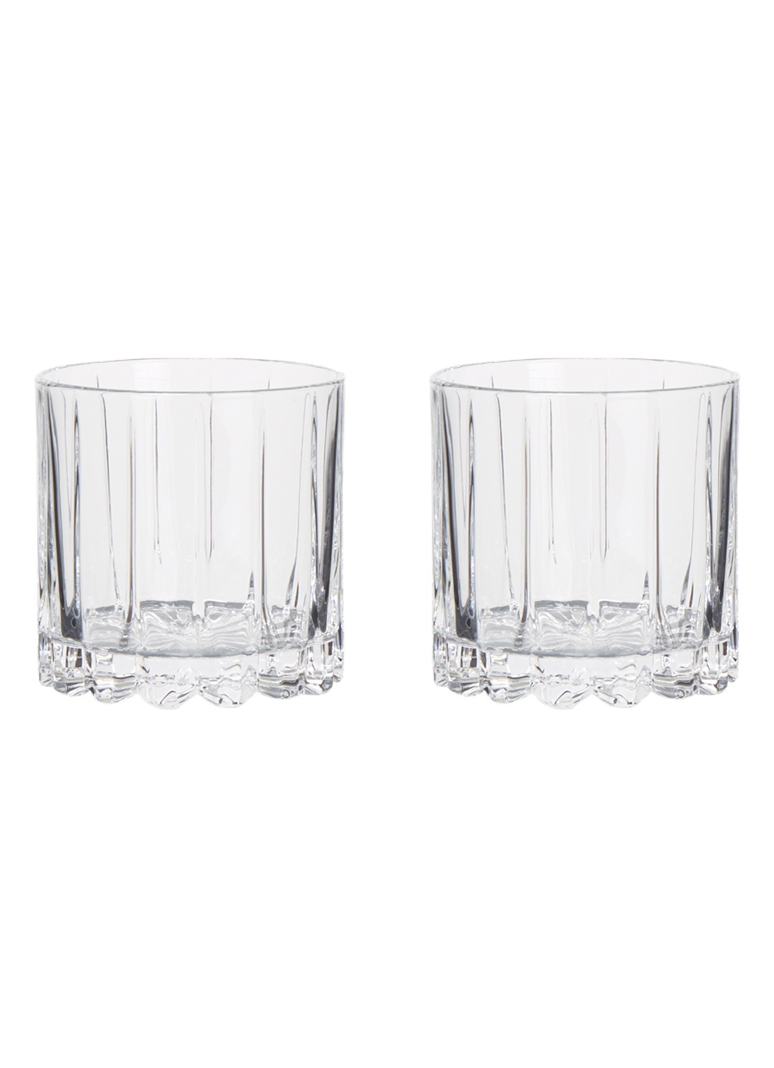 Riedel Whiskyglas 28 cl set van 2 - voorkant transparant