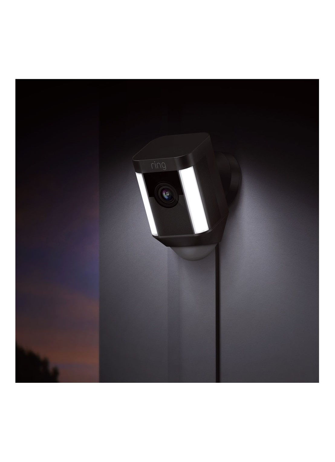 Ring Spotlight Cam Wired beveiligingssysteem - detail 3 zwart