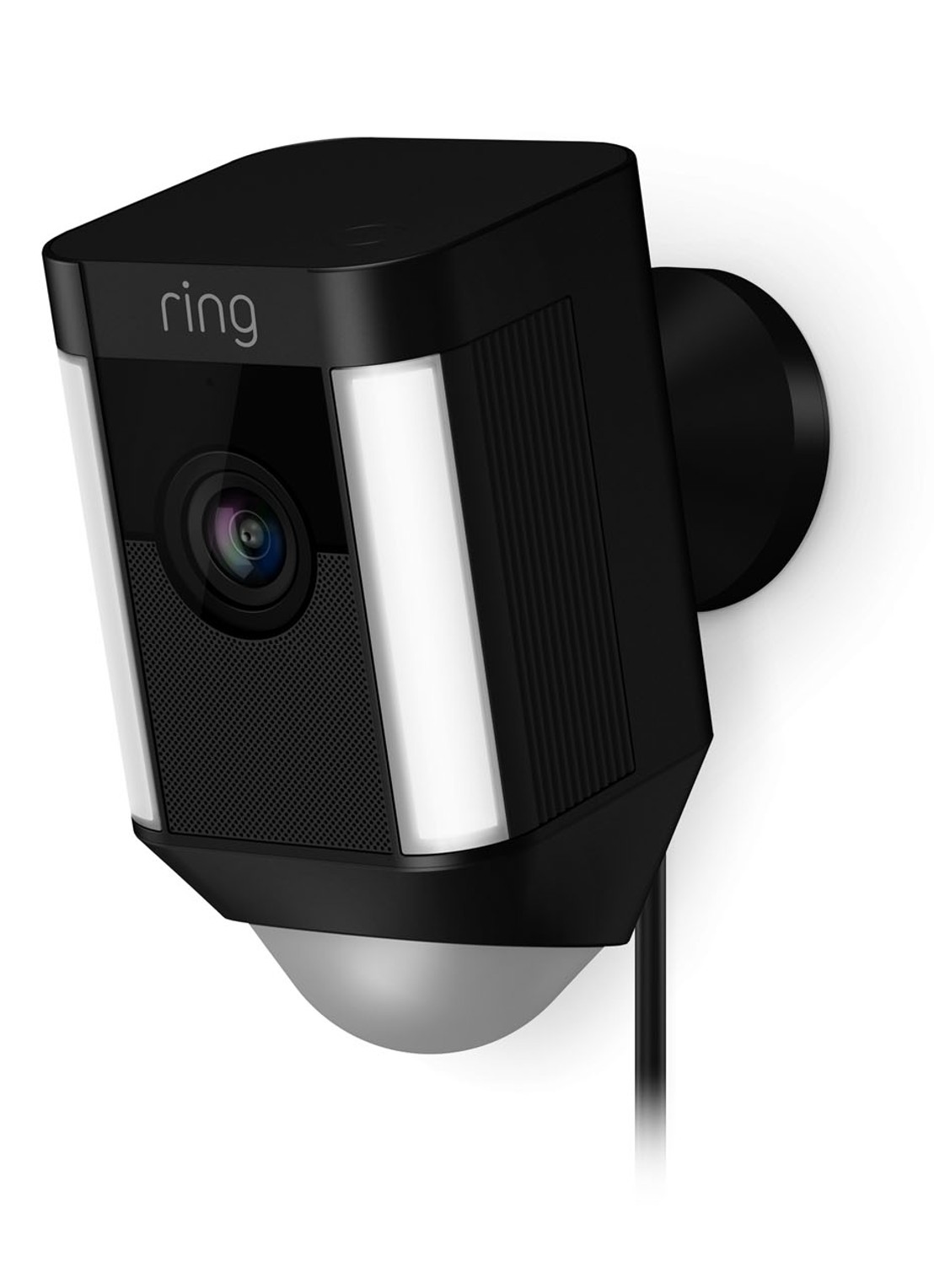 Ring Spotlight Cam Wired beveiligingssysteem - voorkant zwart
