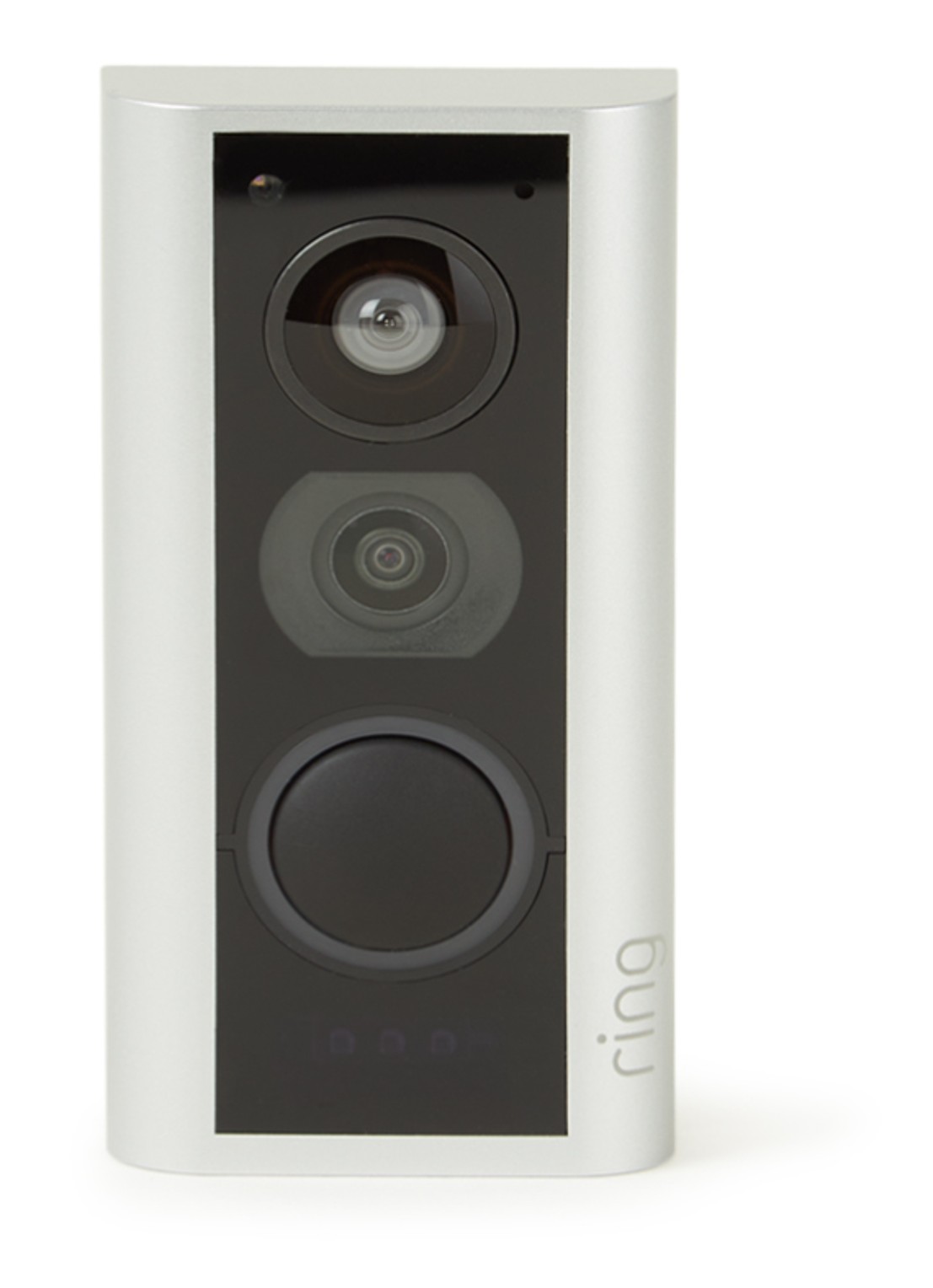 Ring Stick Up Cam Elite Wired beveiligingssysteem - voorkant 5 zilver