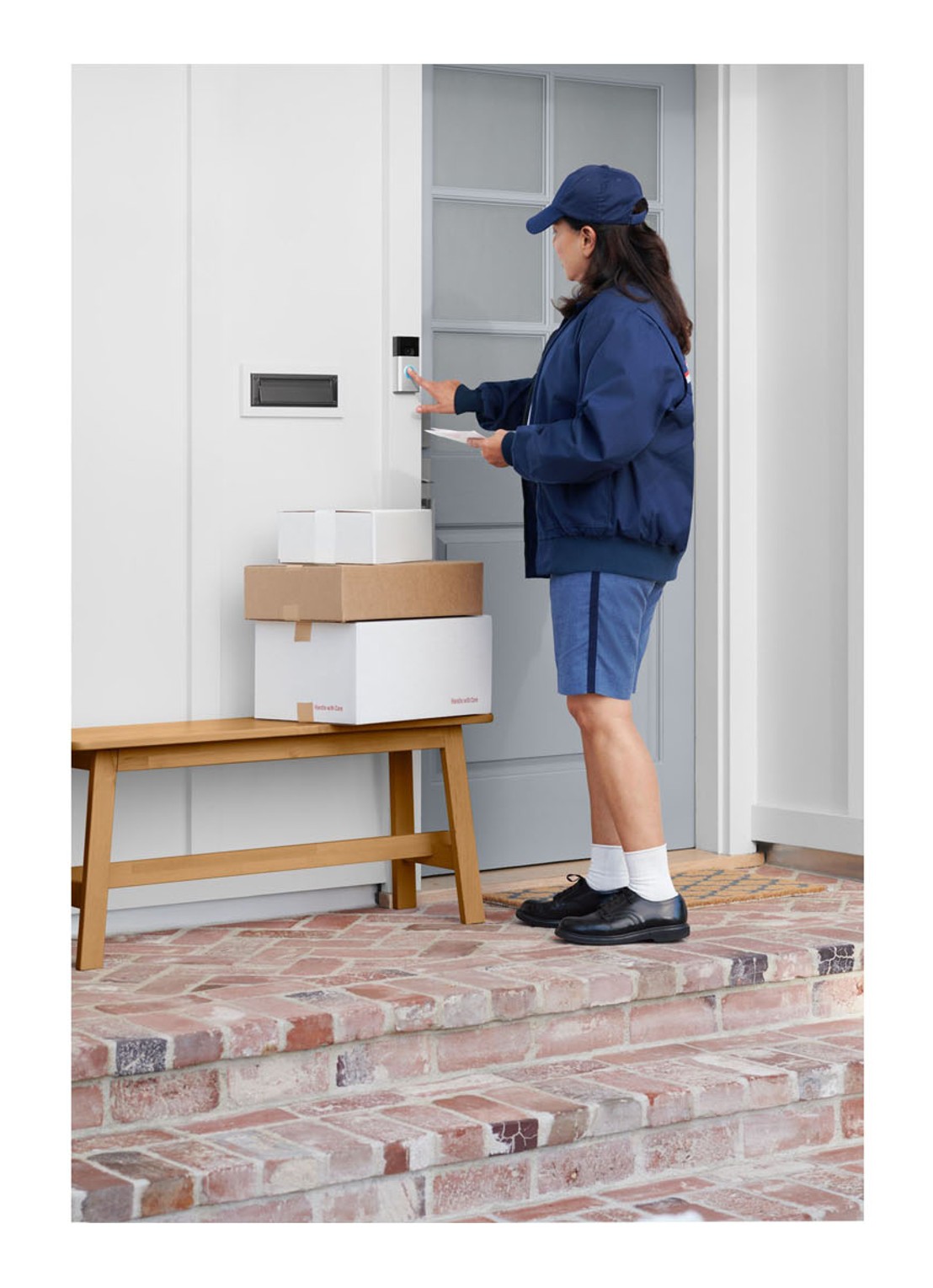 Ring Video Doorbell Gen 2 - slimme deurbel - detail 3 zilver