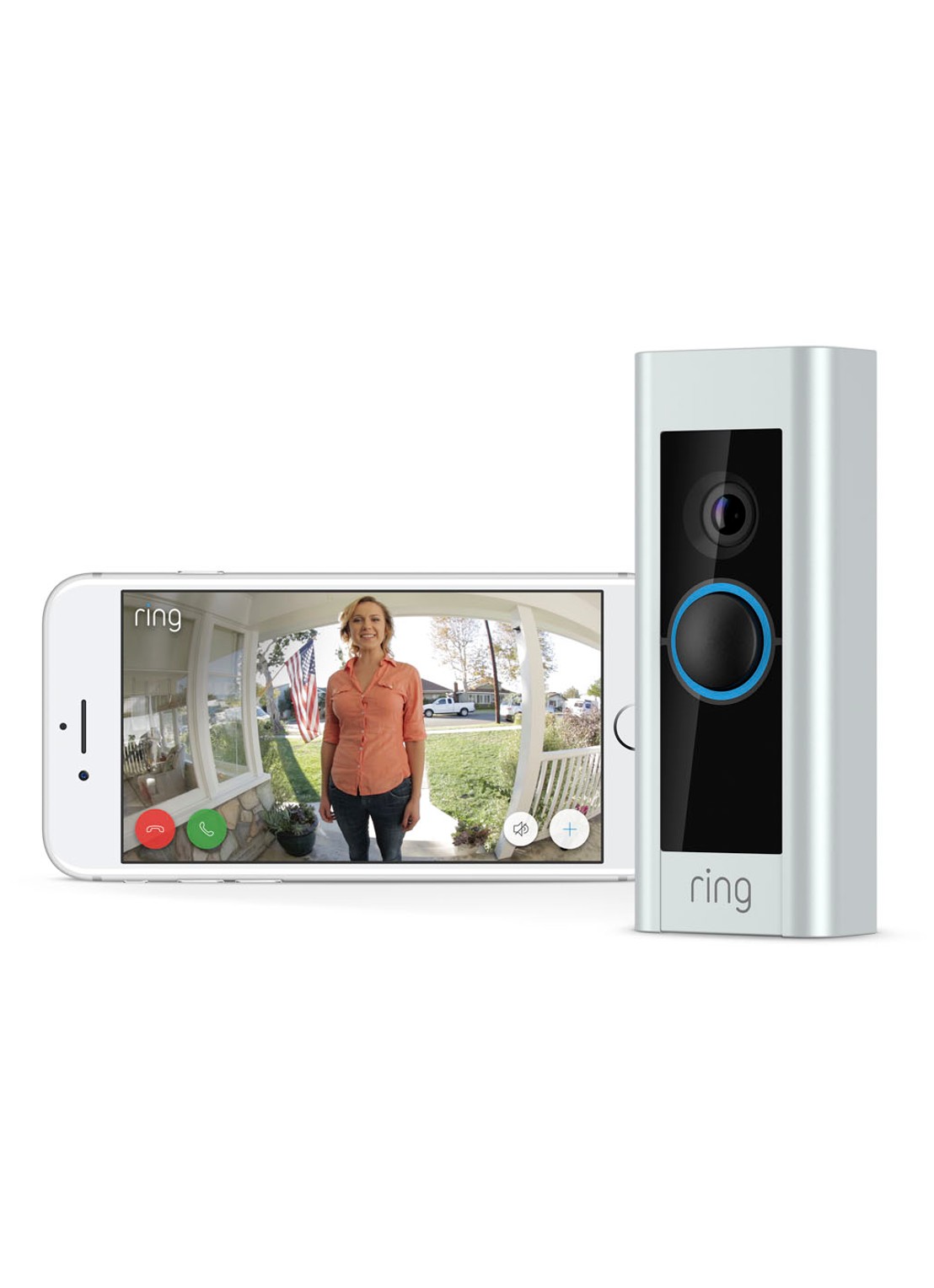 Ring Video Doorbell Pro - slimme deurbel - detail 3 zilver