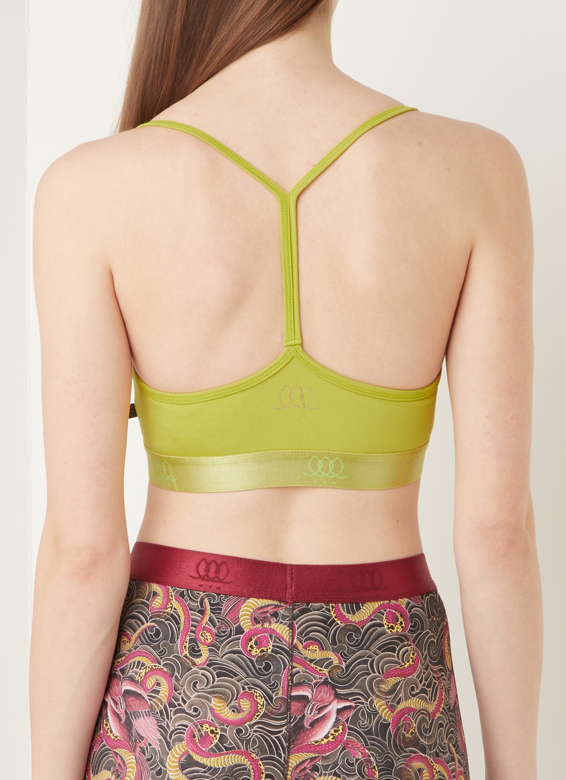 Rituals Bardi sport bh met light support - achterkant lime