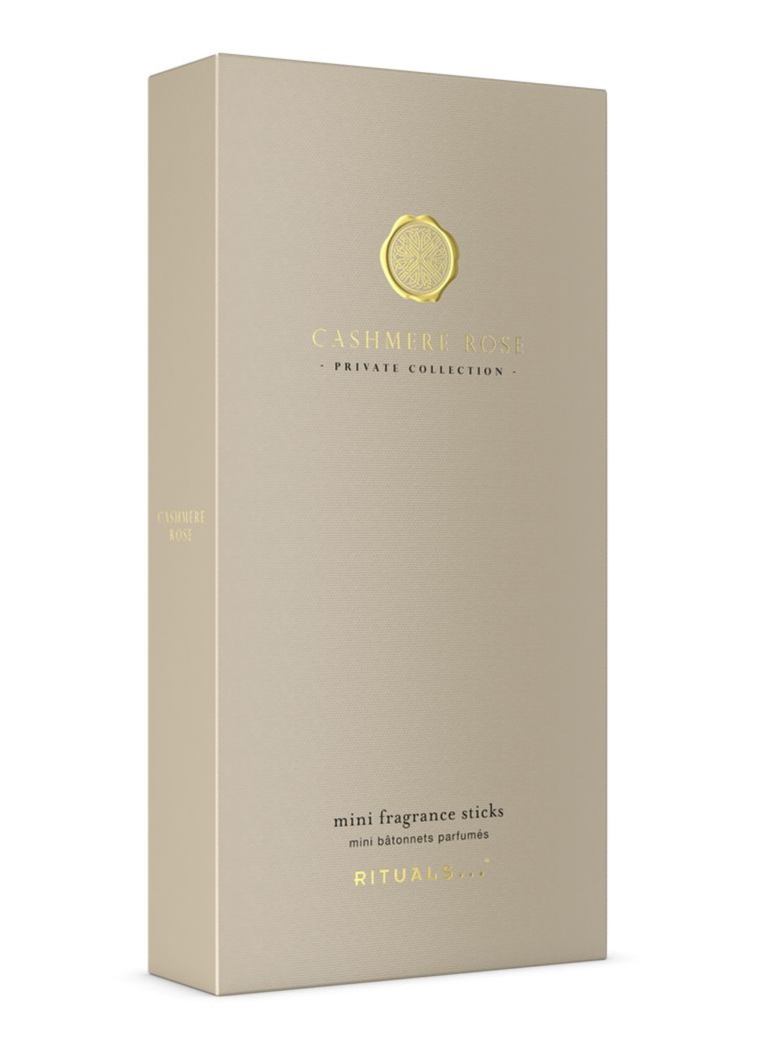 Rituals Cashmere Rose Mini Fragrance Sticks - geurstokjes 100 ml - voorkant 2 beige