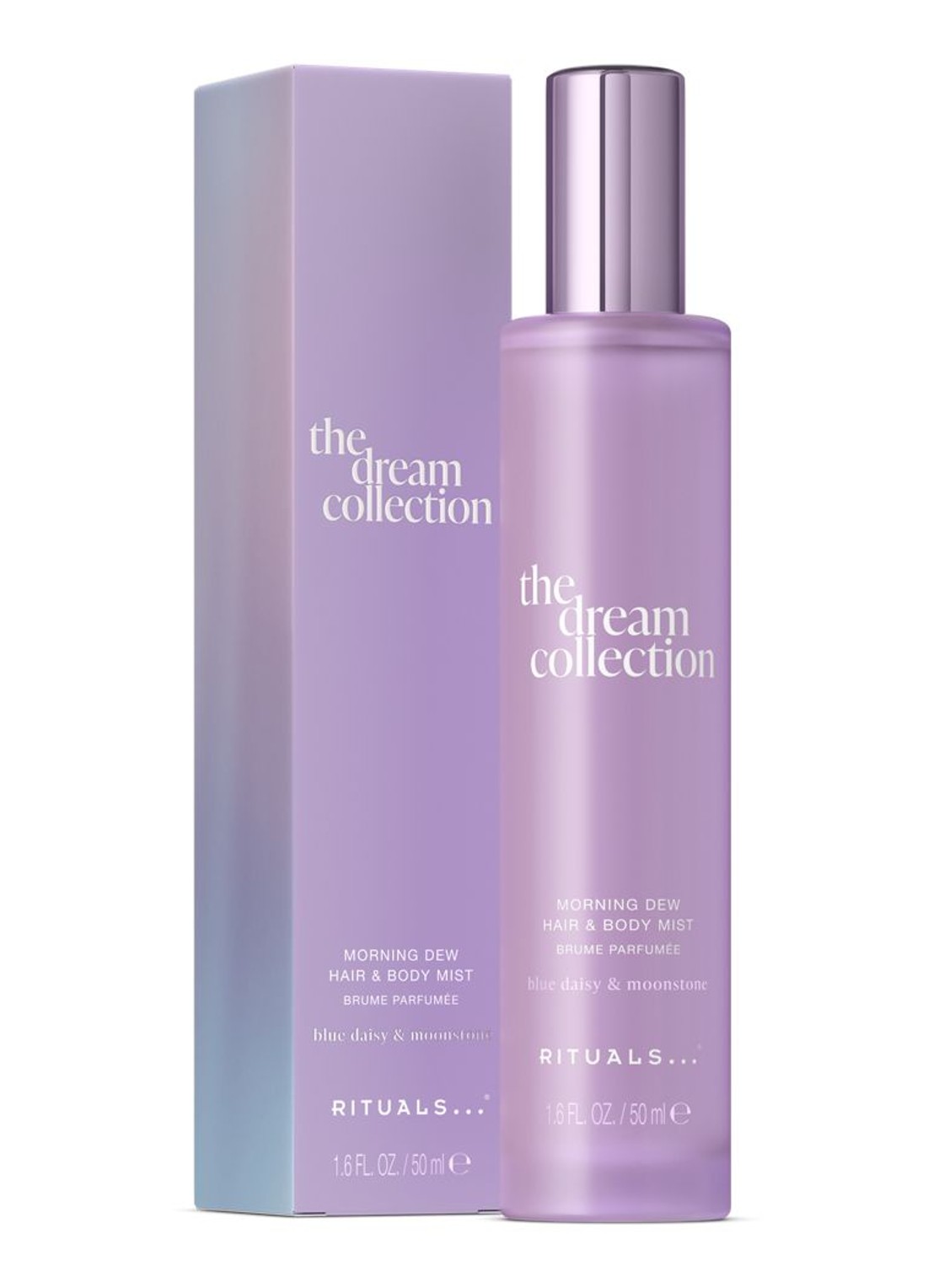 Rituals Dream Collection Hair & Body Mist 50 ml - haar- en body spray - voorkant 5 beige