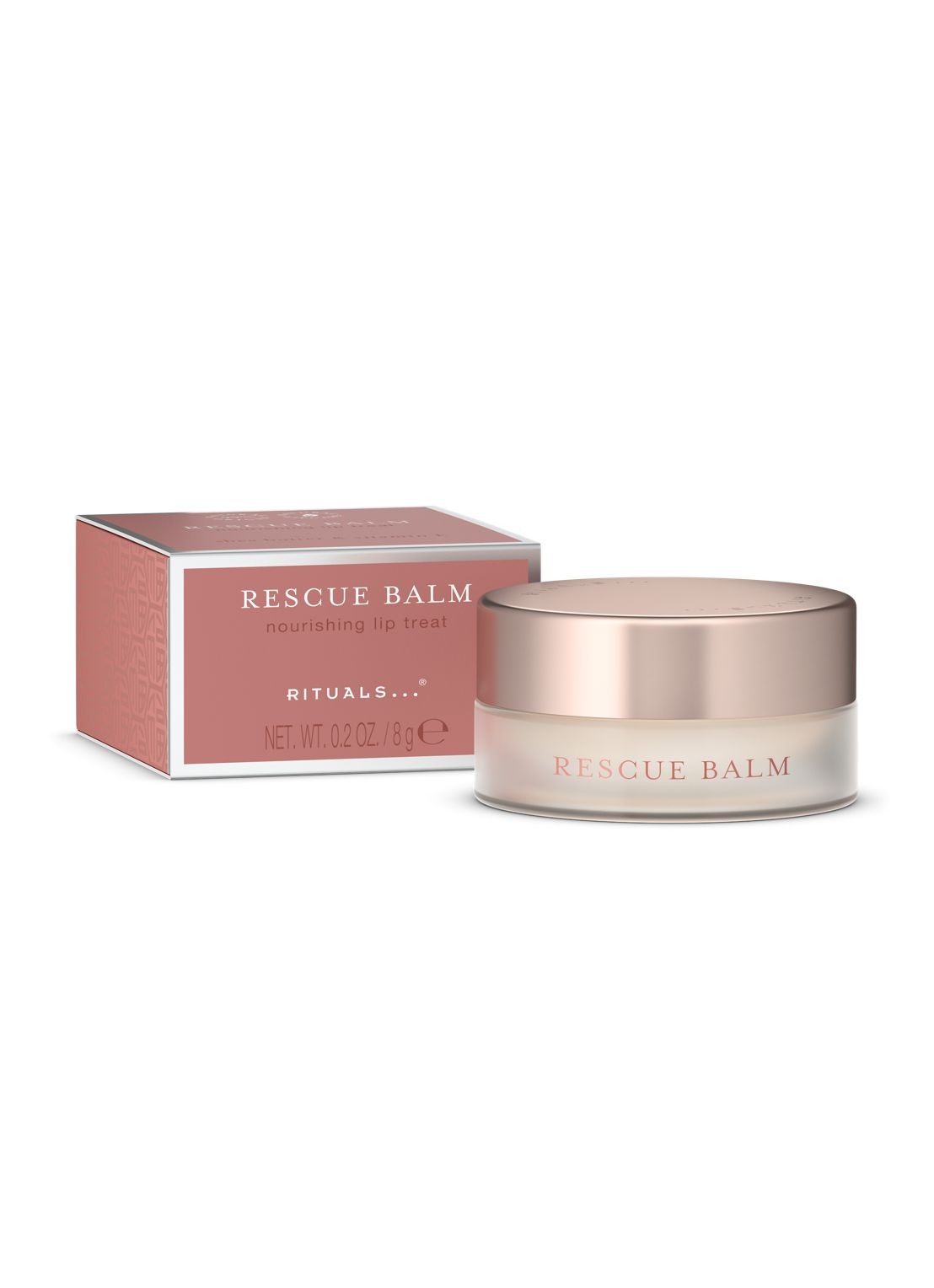 Rituals Fortune Balms Rescue Balm - lipbalsem - voorkant 2 beige