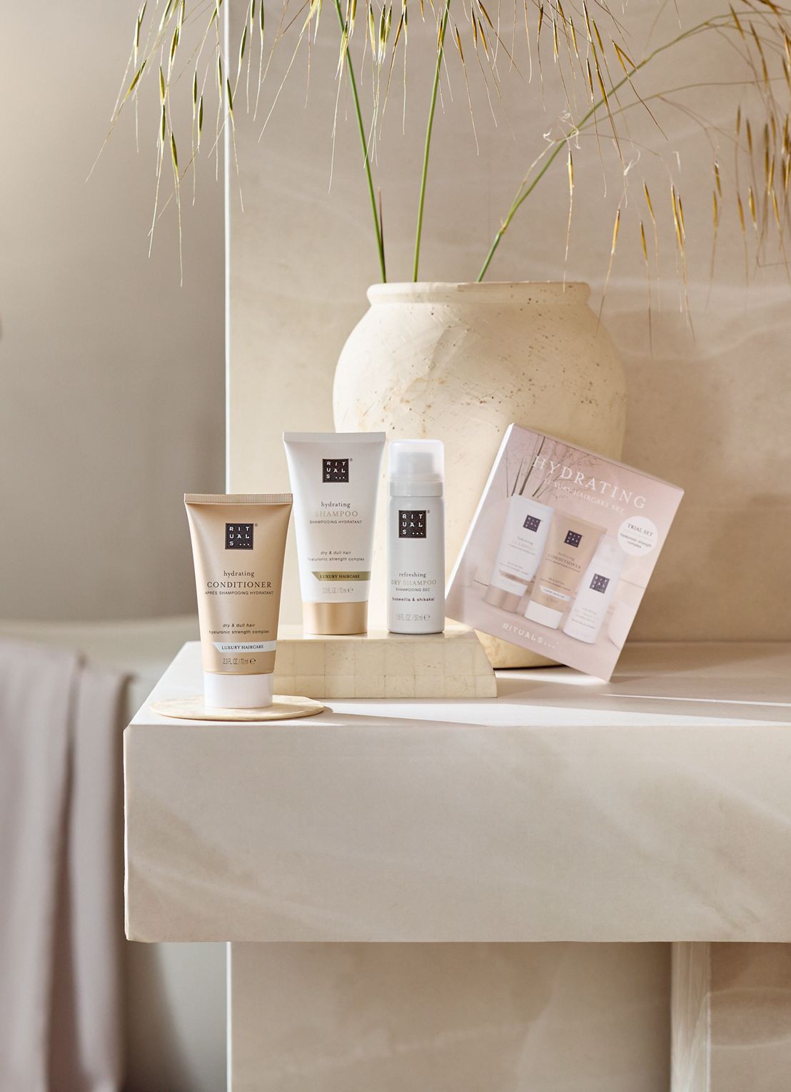 Rituals Hair Care Set - haarverzorgingsset - achterkant 3 beige