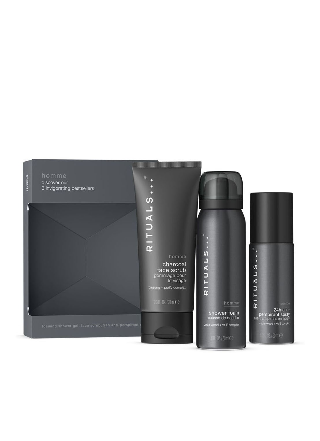 Rituals Homme Trial Set - verzorgingsset - voorkant 2 multicolor