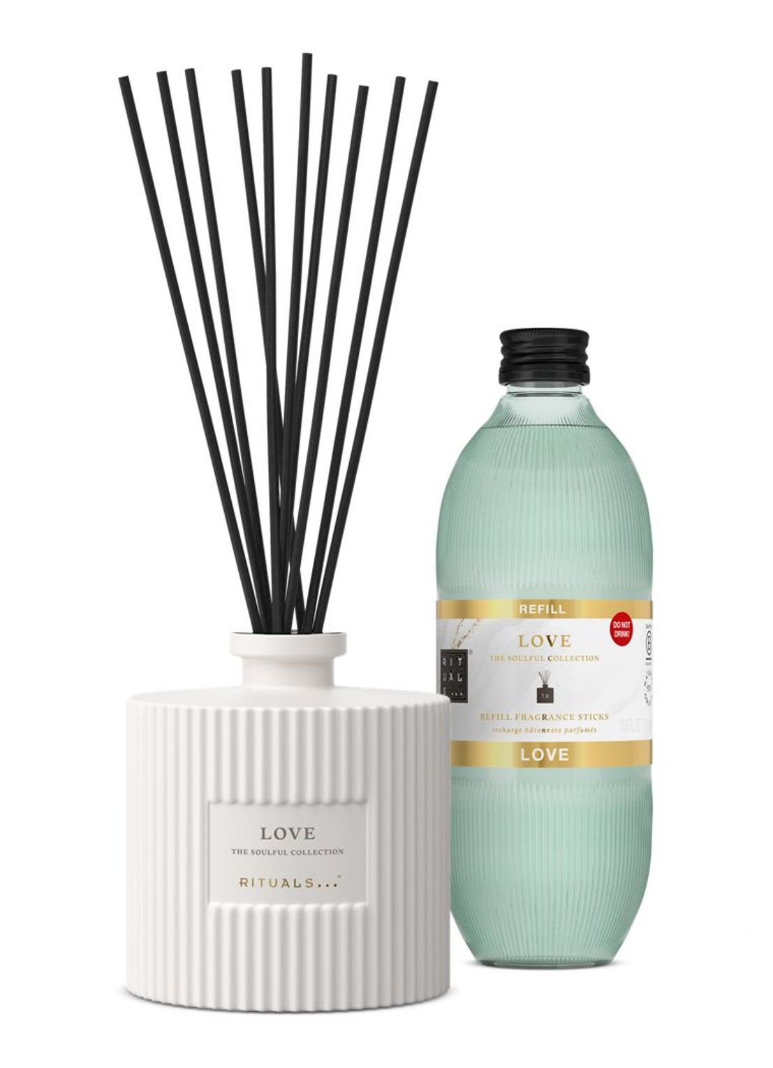 Rituals Love - Fragrance Sticks Set - geuren set - voorkant beige