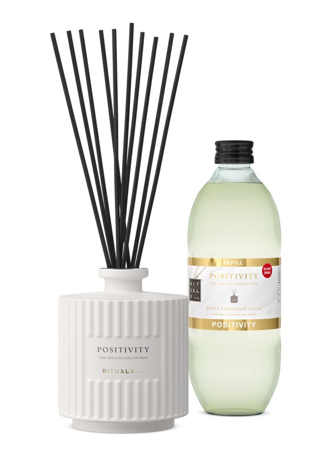 Rituals Positivity Fragrance Sticks Set - geuren set - voorkant beige