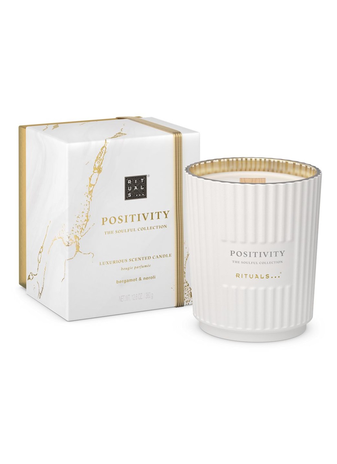 Rituals Positivity Scented Candle - geurkaars 360 gram - voorkant 2 undefined