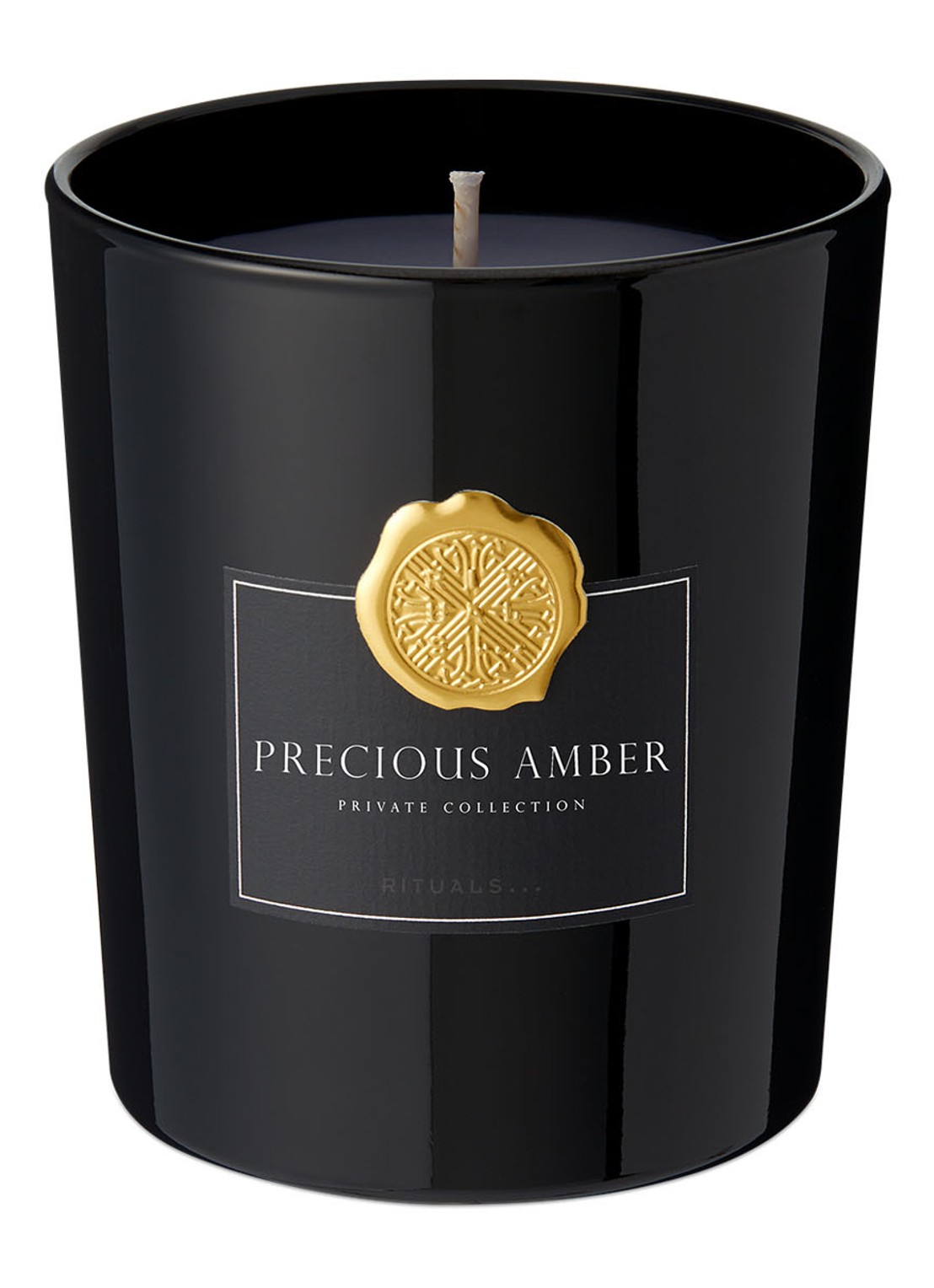 Rituals Precious Amber geurkaars - voorkant zwart