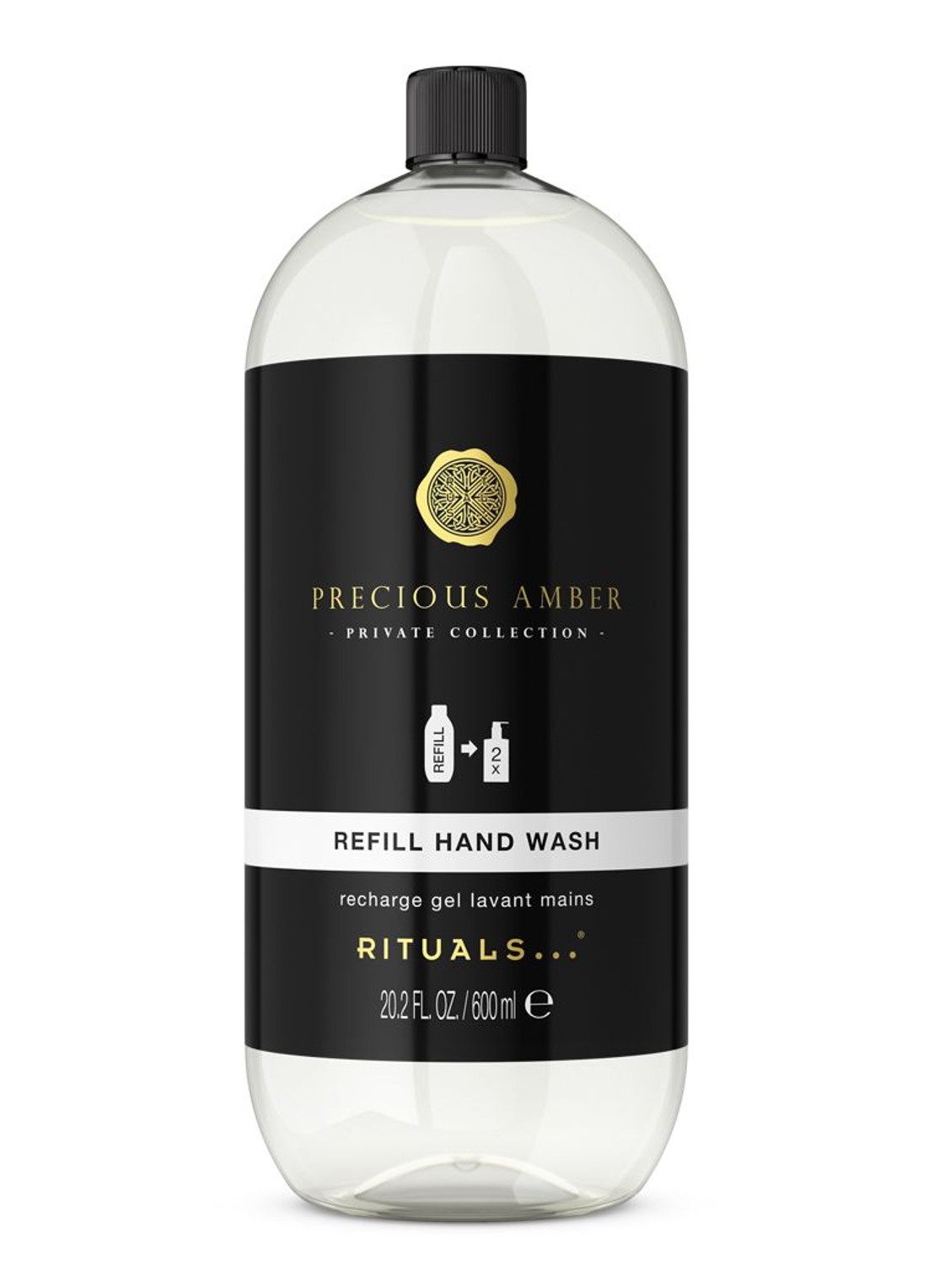 Rituals Precious Amber Refill Hand Wash - navulling handzeep - voorkant 2 beige
