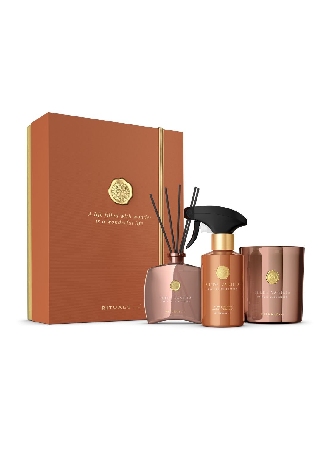 Rituals Private Collection Suede Vanilla 2024 - huisparfum set - voorkant 2 undefined