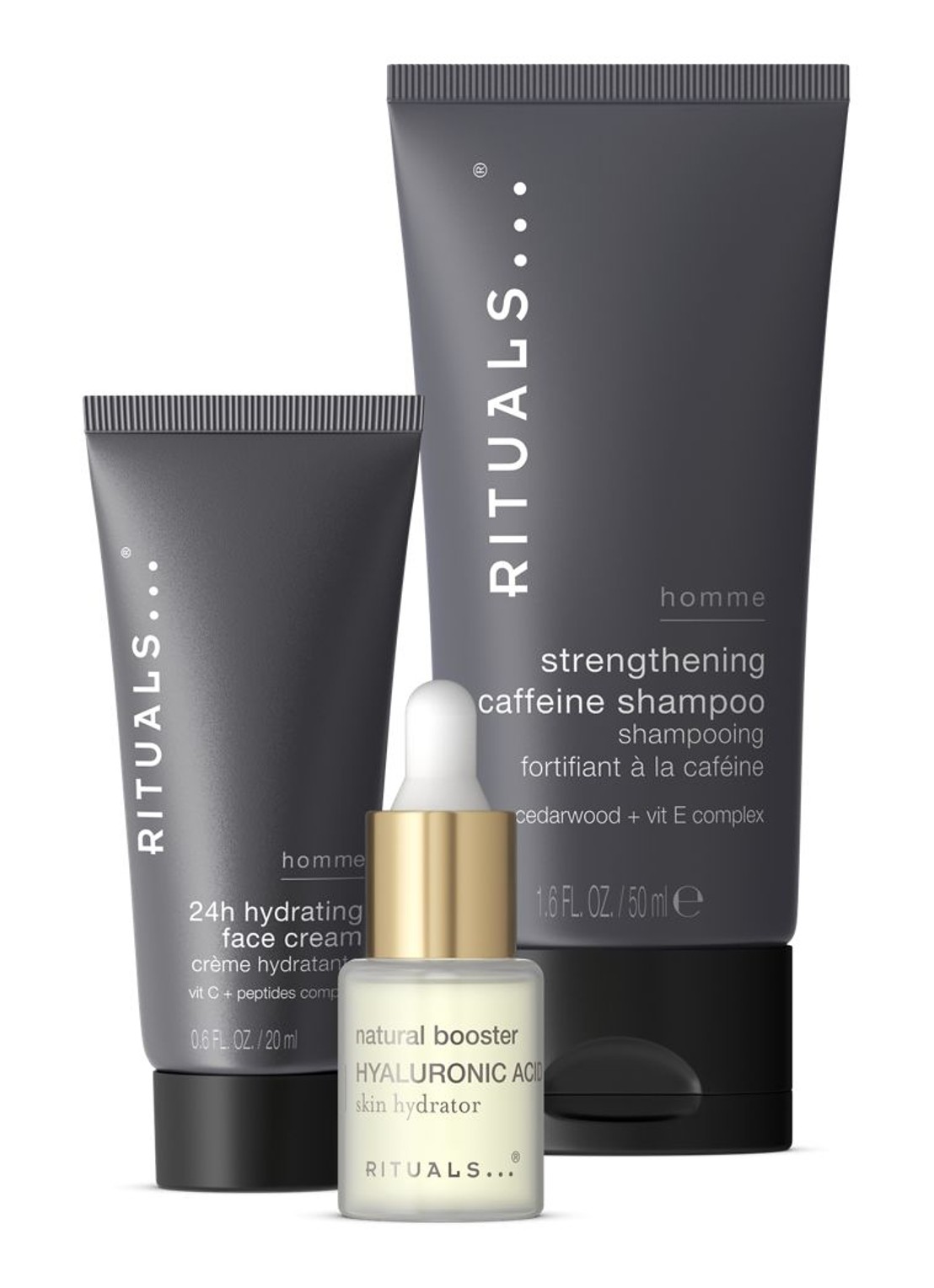 Rituals Rituals Homme Skin Care Set - verzorgingsset - voorkant 2 grijs