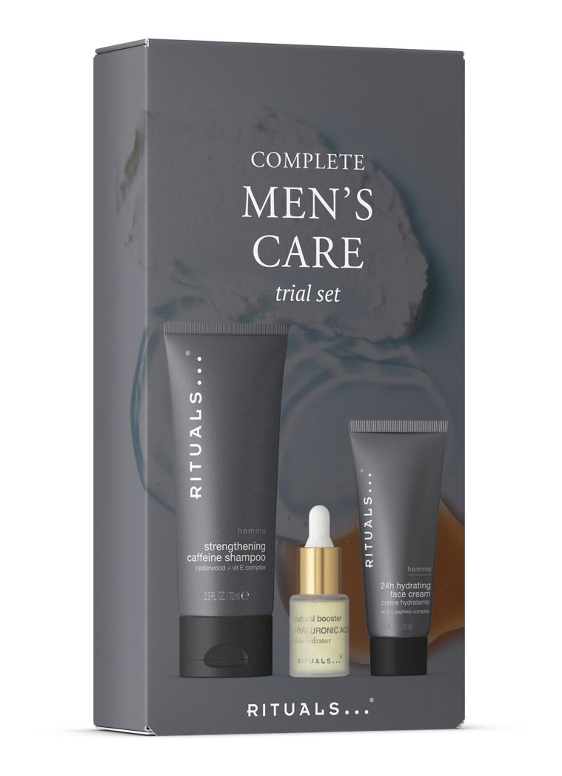 Rituals Rituals Homme Skin Care Set - verzorgingsset - voorkant 3 grijs