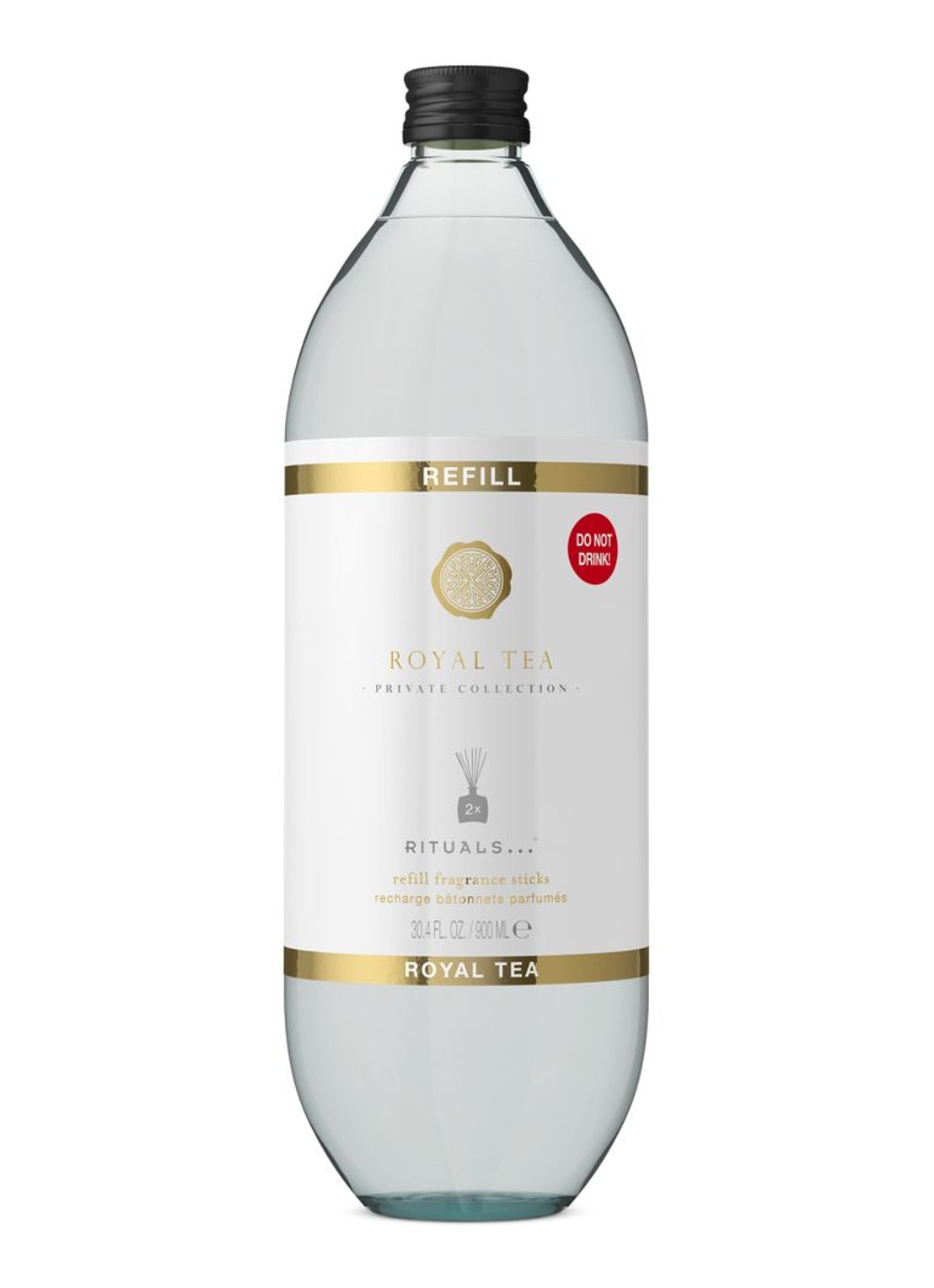 Rituals Royal Tea Refill Fragrance Sticks 900 ml - navulling voor geurstokjes - voorkant undefined