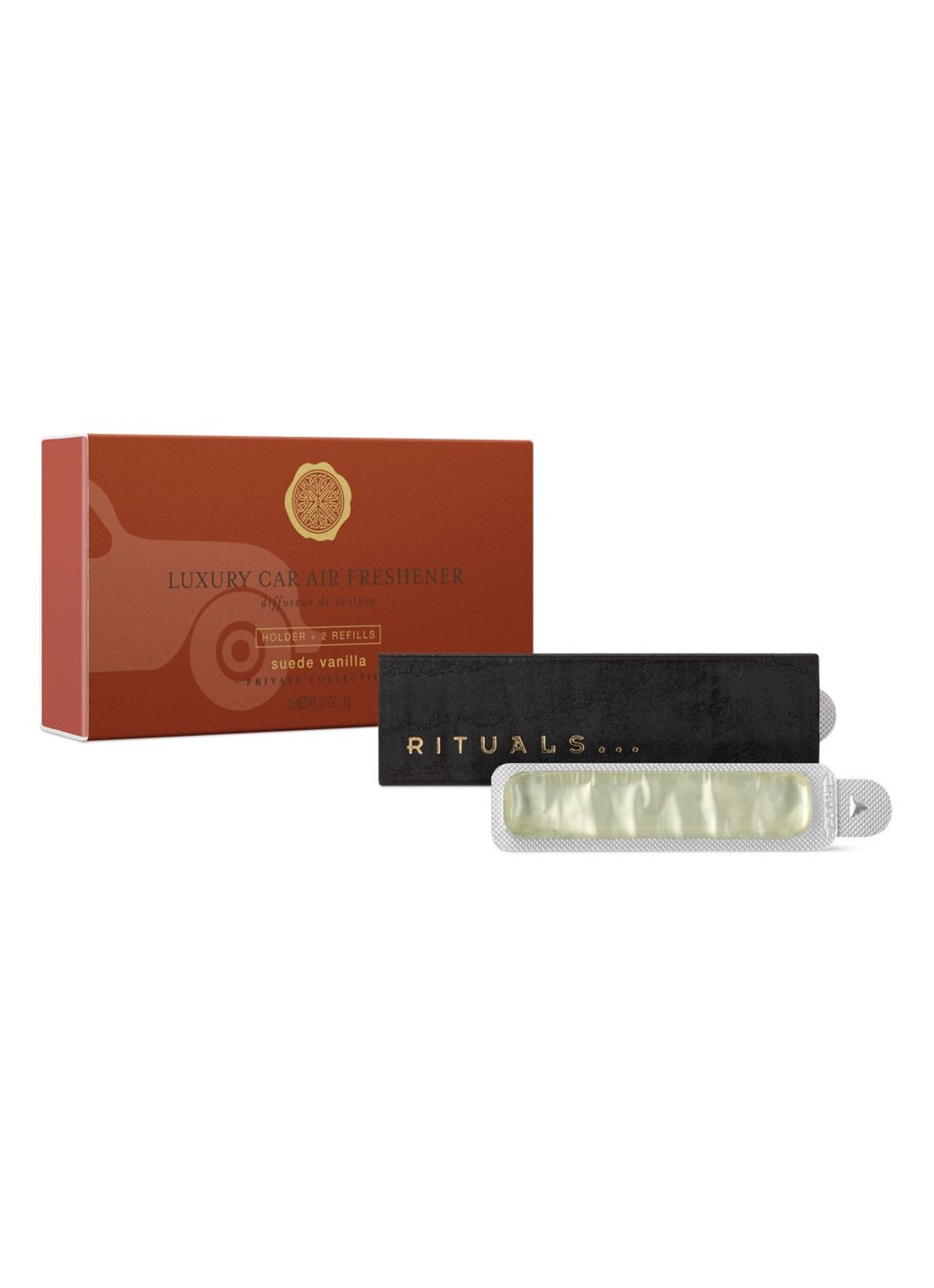 Rituals Suede Vanilla Car Air Freshener - autoparfum - voorkant undefined