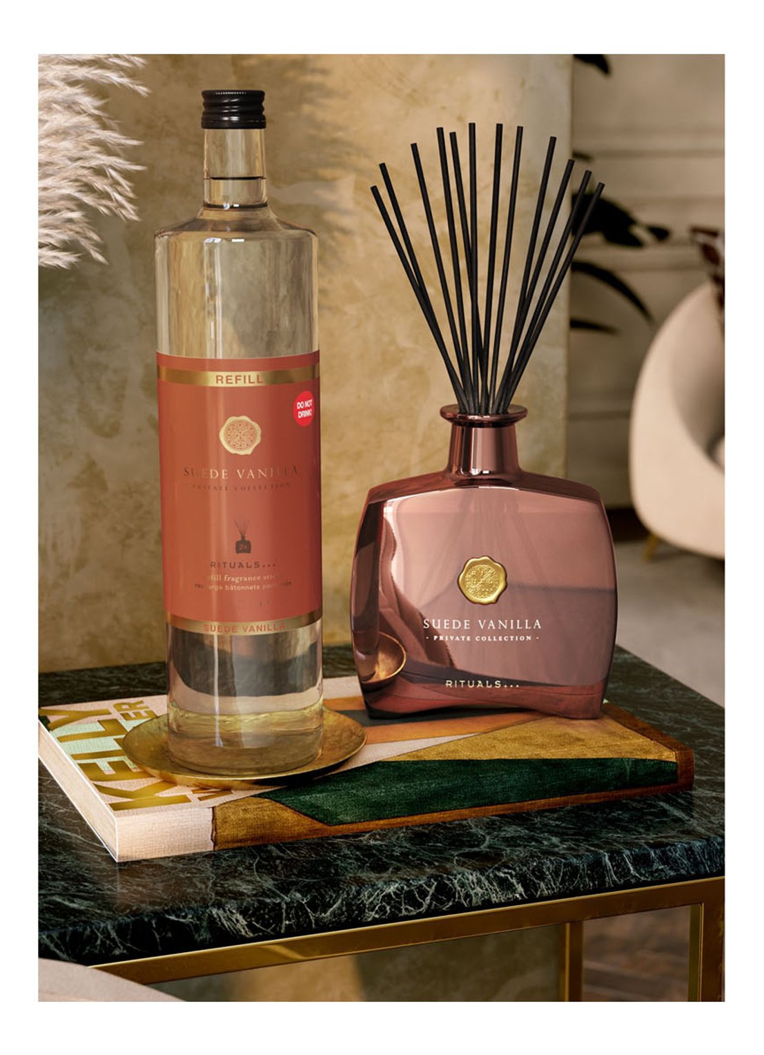 Rituals Suede Vanilla Fragrance Sticks Refill - navulling voor geurstokjes - detail 3 undefined
