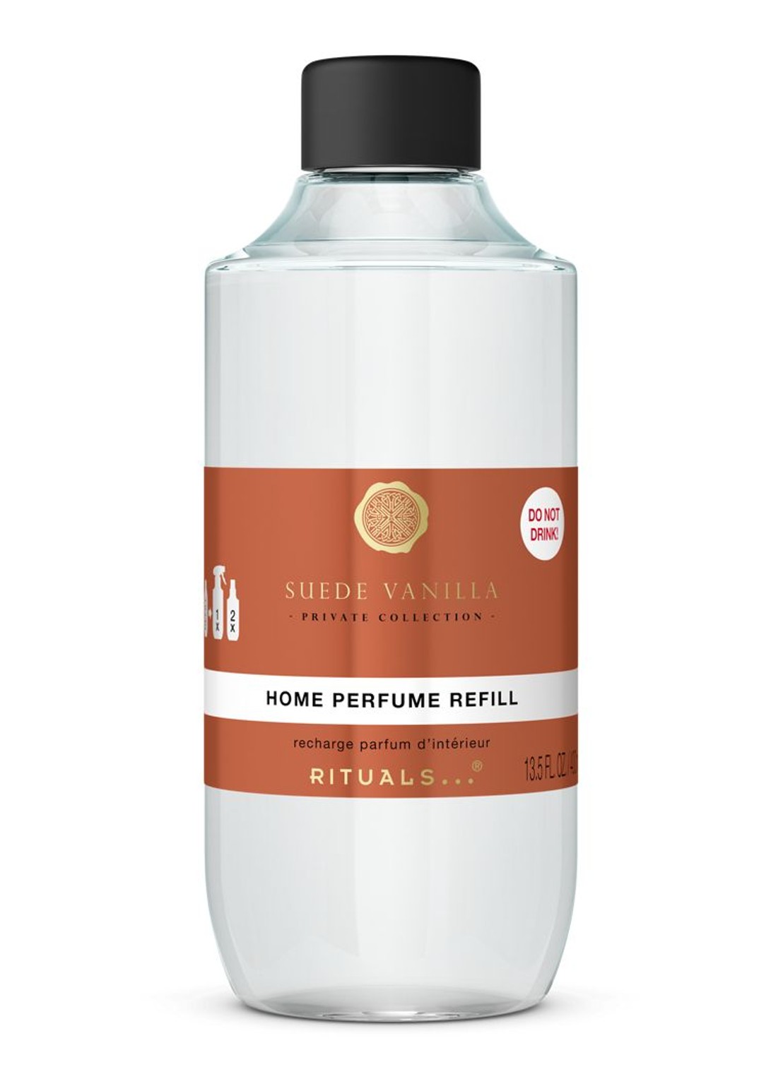Rituals Suede Vanilla Refill  Home Perfume - navulling 400 ml - voorkant 2 undefined