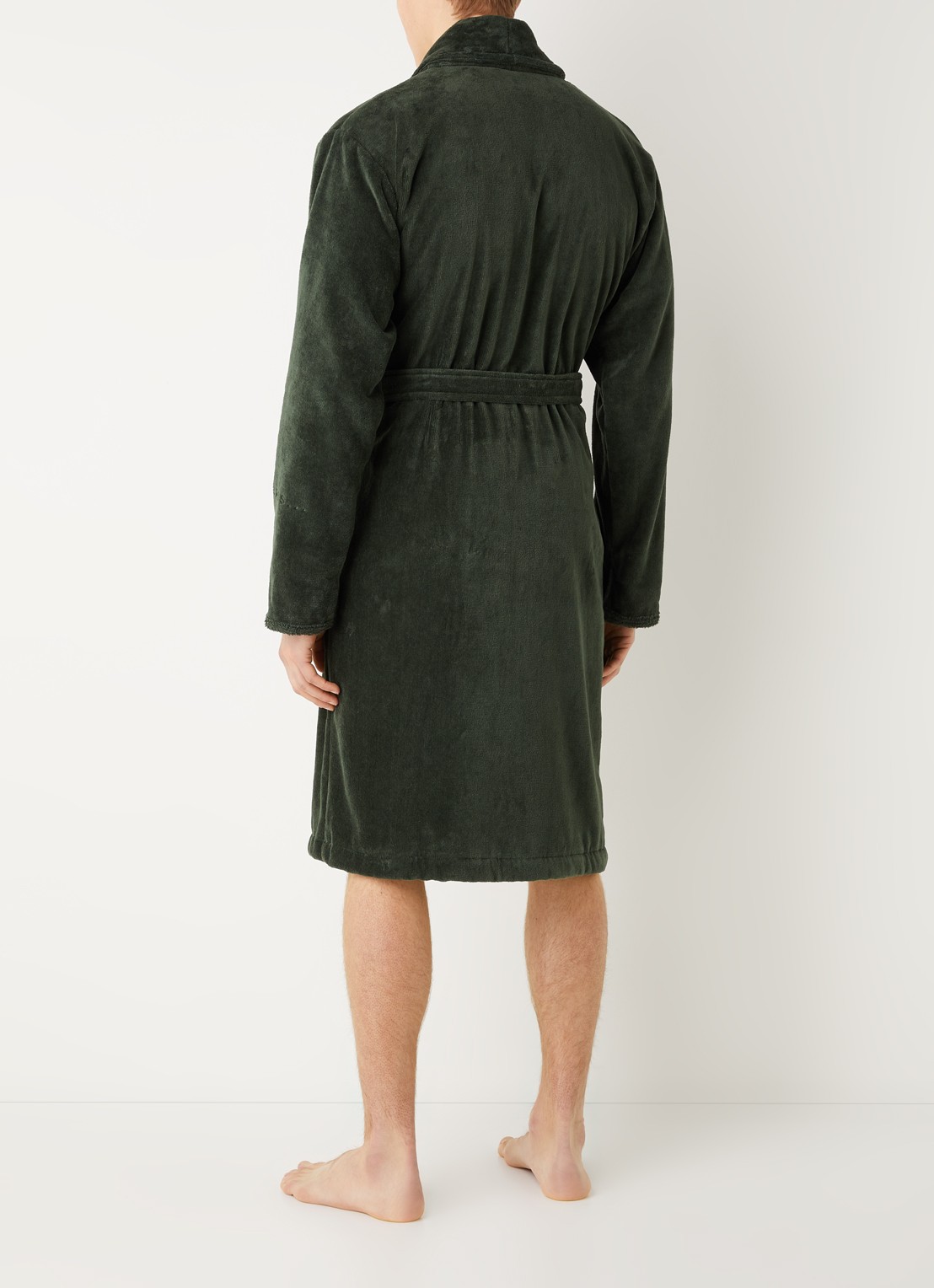 Rituals Super Smooth badjas van katoen - achterkant 2 groen