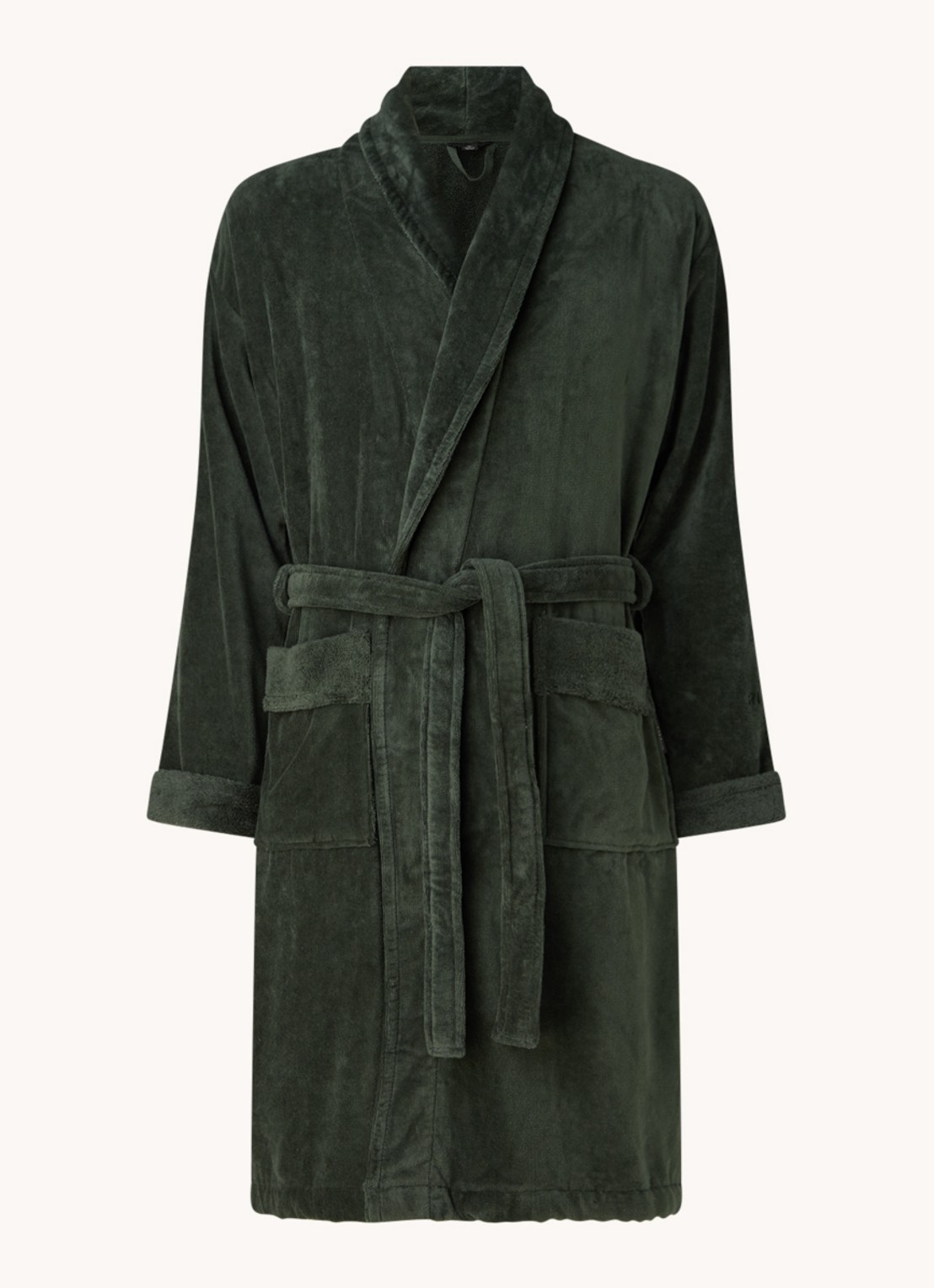 Rituals Super Smooth badjas van katoen - voorkant 3 groen