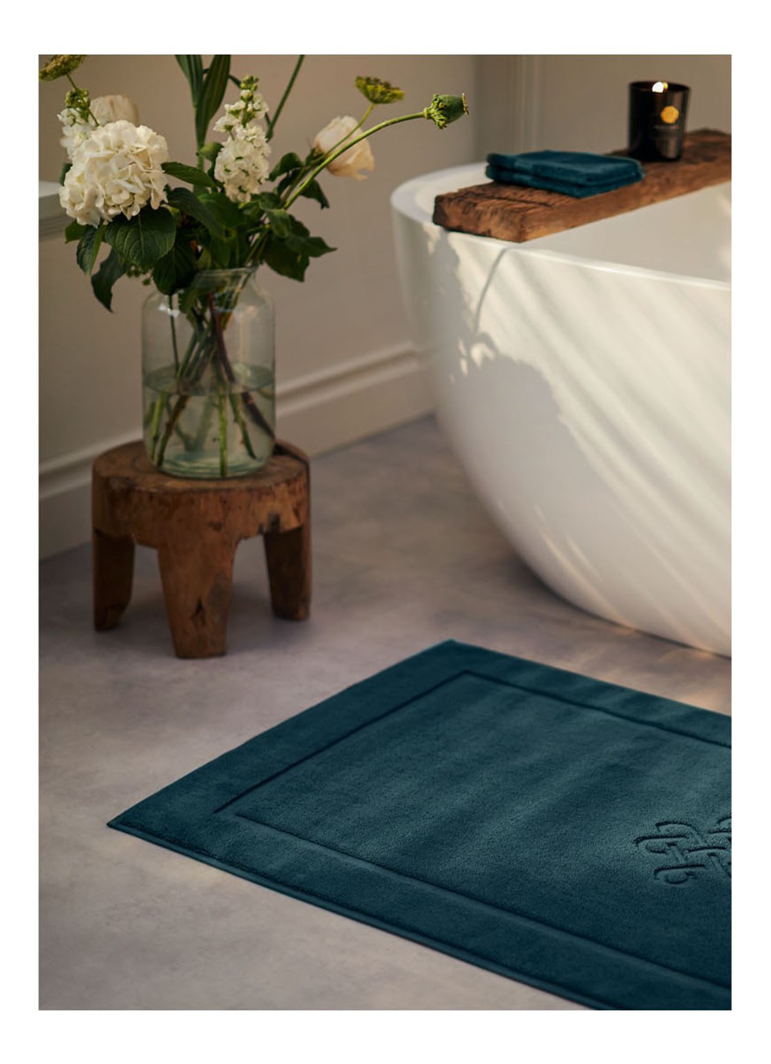 Rituals Super Smooth Cotton badmat  - detail 4 turquoise