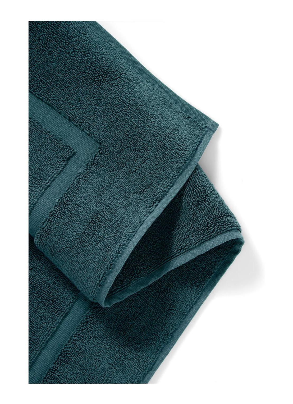 Rituals Super Smooth Cotton badmat  - voorkant 2 turquoise