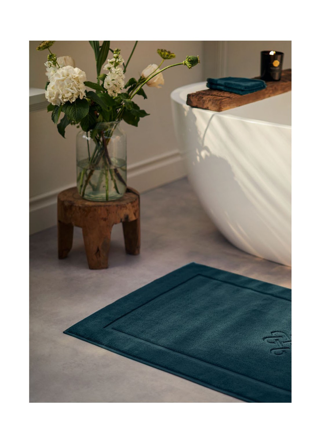 Rituals Super Smooth Cotton badmat  - detail 4 turquoise