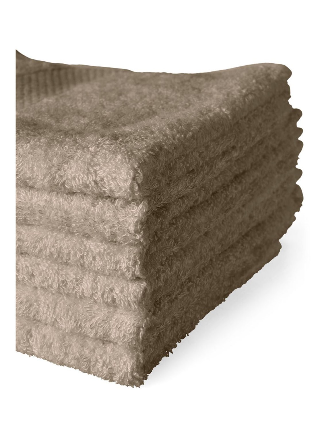Rituals Super Smooth Cotton gastendoekje 30 x 30 cm set van 6 - voorkant 3 zand