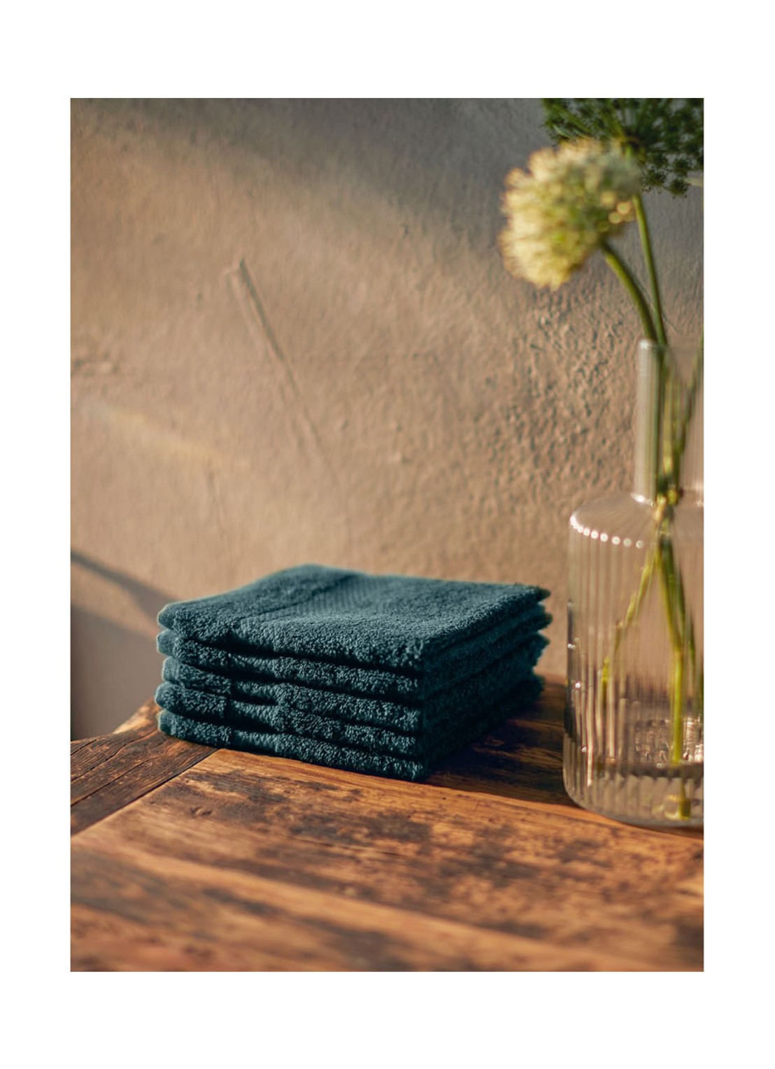 Rituals Super Smooth Cotton gastendoekje 30 x 30 cm set van 6 - detail 2 turquoise