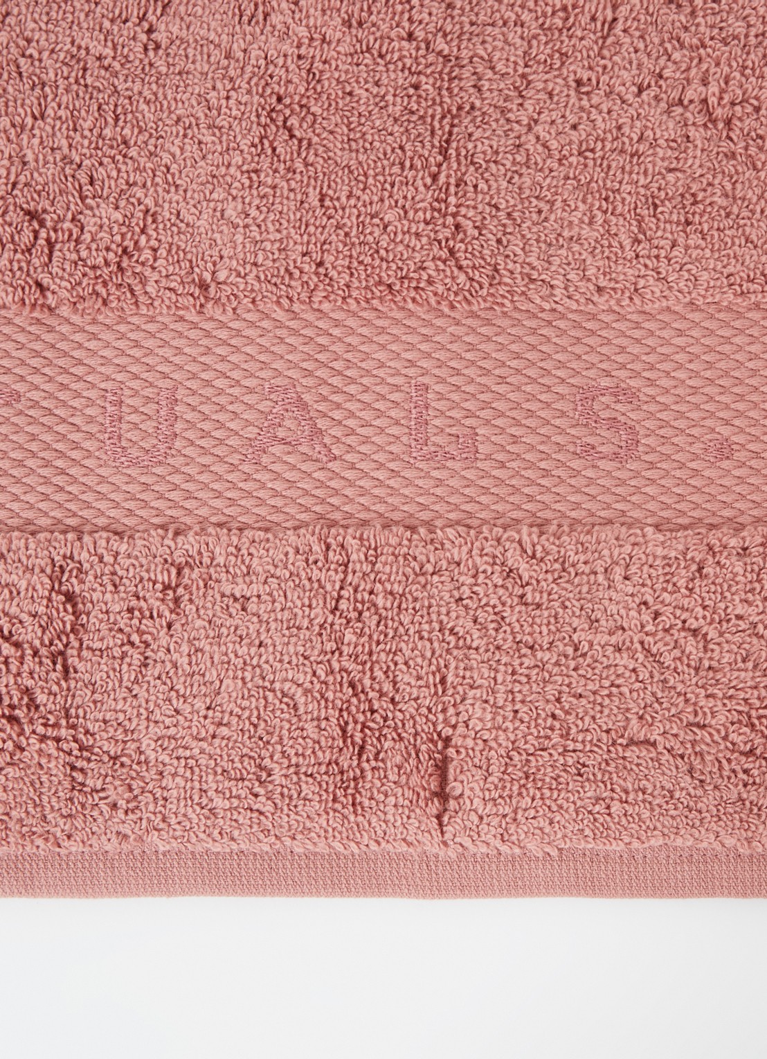 Rituals Super Smooth Cotton handdoek  - detail 2 lichtroze