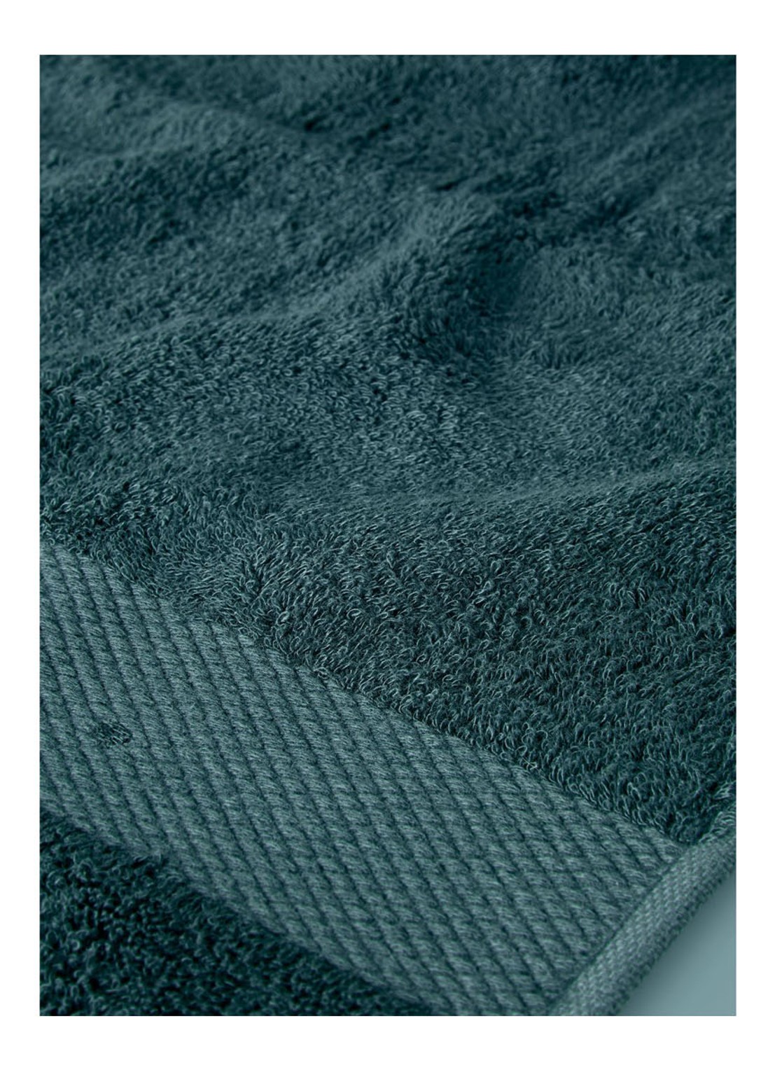 Rituals Super Smooth Cotton handdoek  - detail 3 petrol