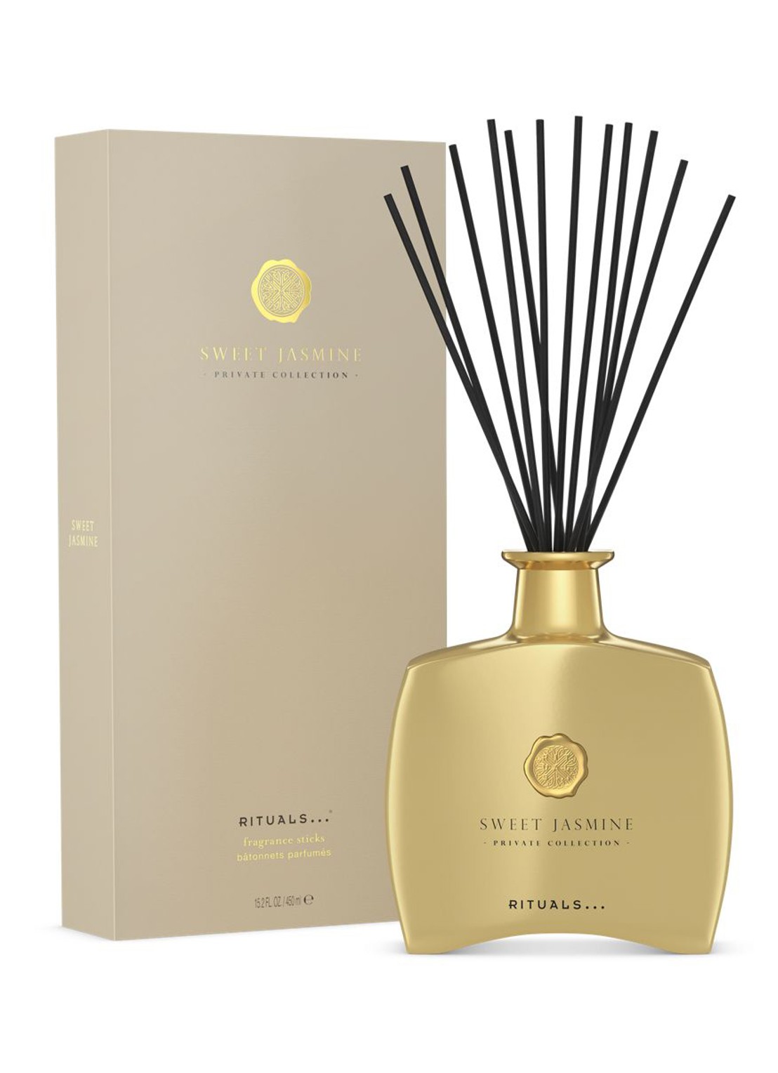 Rituals Sweet Jasmine Fragrance Sticks - geurstokjes 450 ml - voorkant 4 undefined