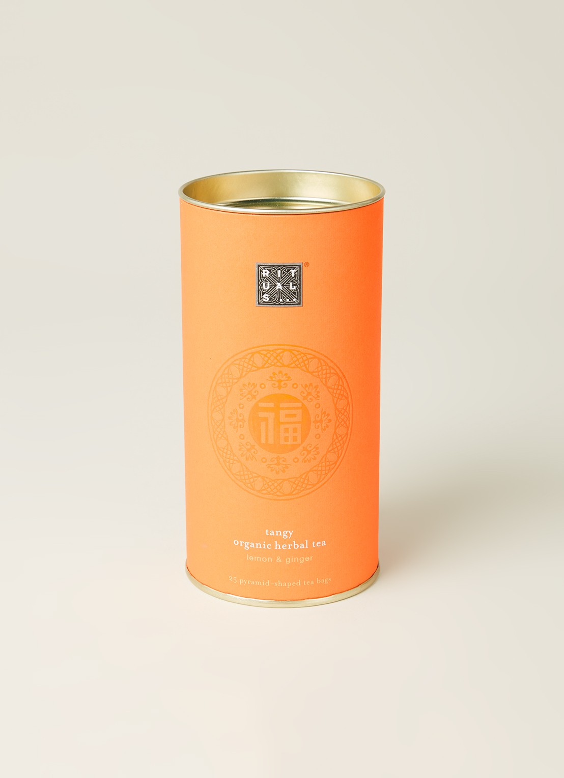Rituals The Ritual of Happy Buddha theezakjes 25 stuks - voorkant 2 orange