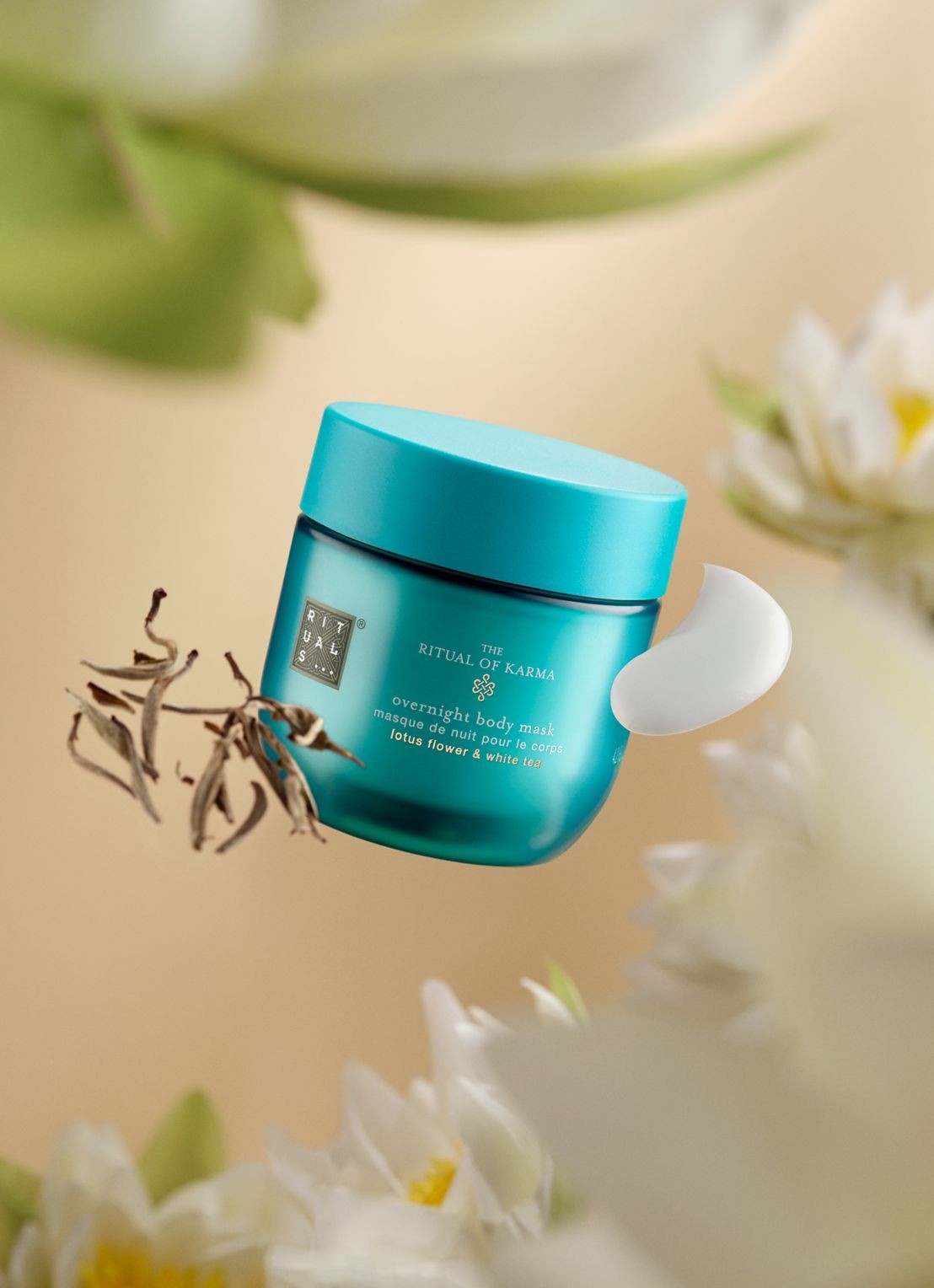 Rituals The Ritual of Karma Overnight Body Mask - bodycrème - voorkant 2 beige