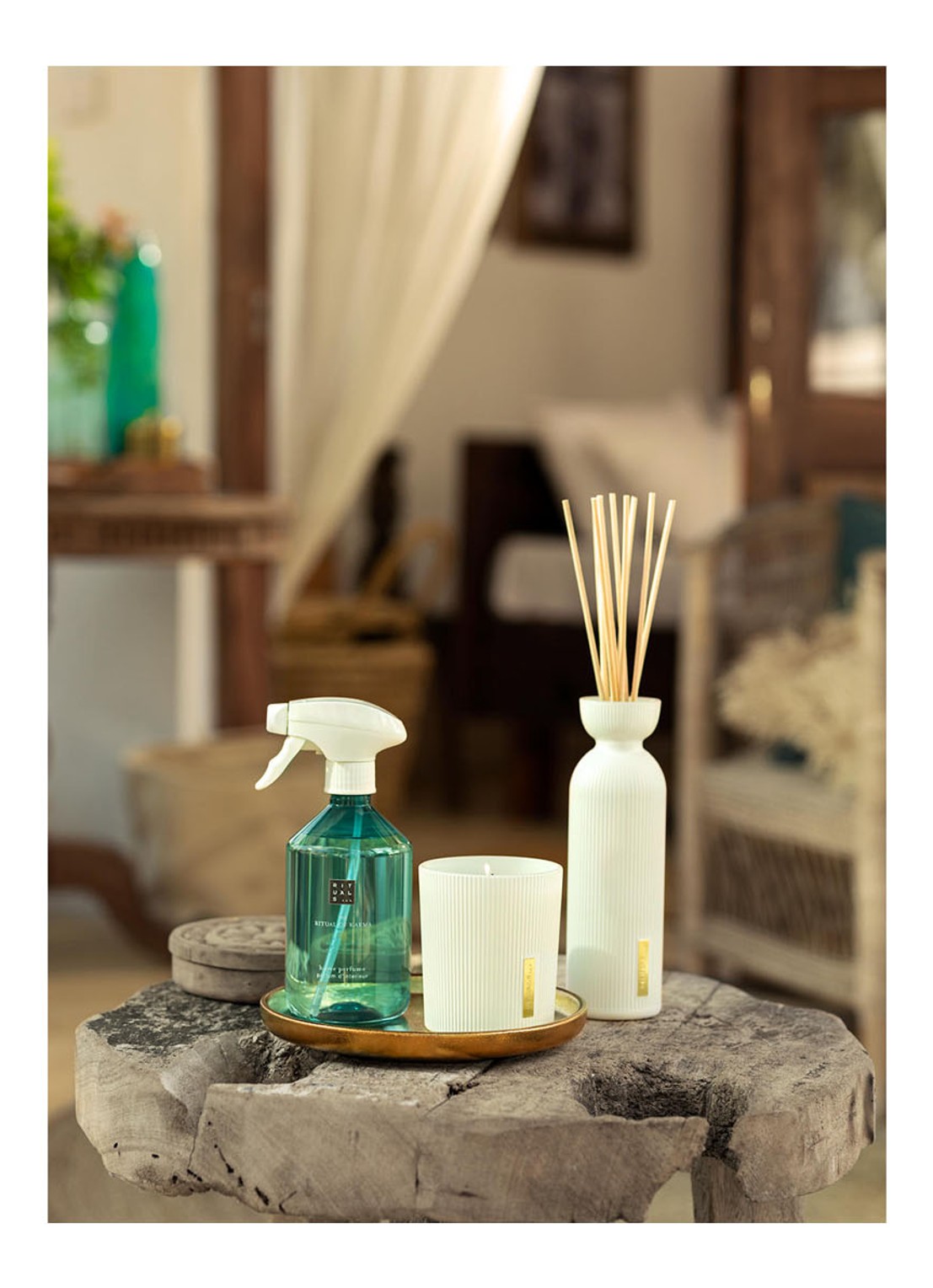 Rituals The Ritual of Karma Parfum d'Interieur - huisparfum 500 ml - detail turquoise