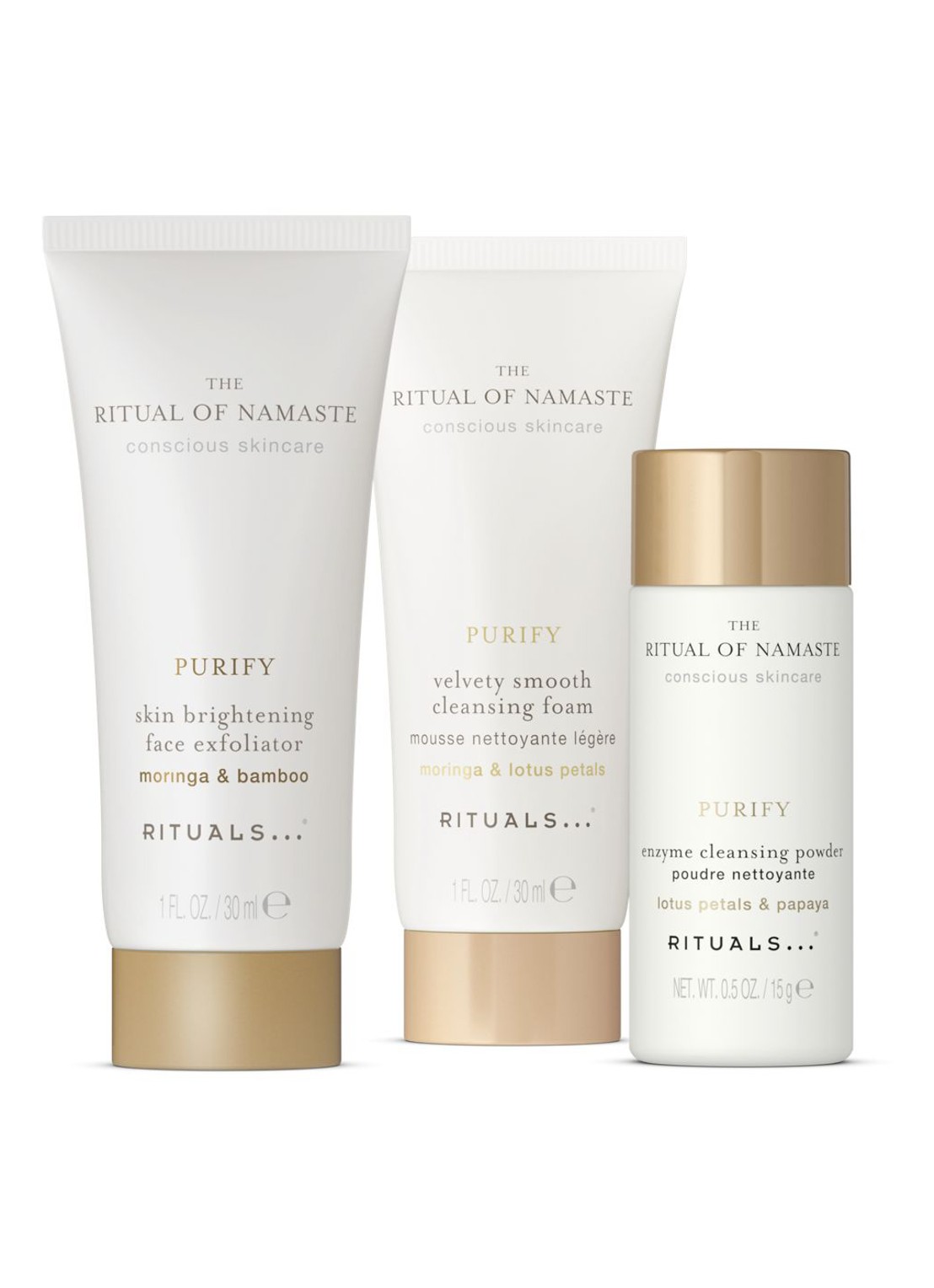 Rituals The Ritual of Namaste Skin Care Set - verzorgingsset - voorkant 2 beige