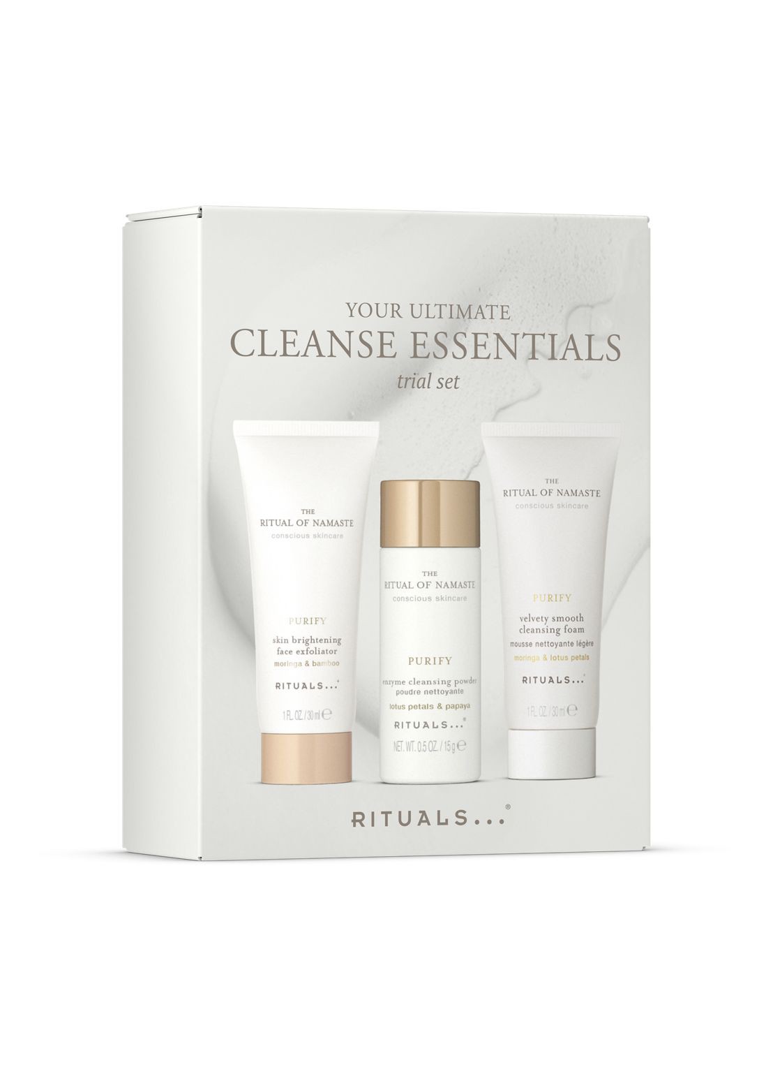 Rituals The Ritual of Namaste Skin Care Set - verzorgingsset - voorkant 3 beige