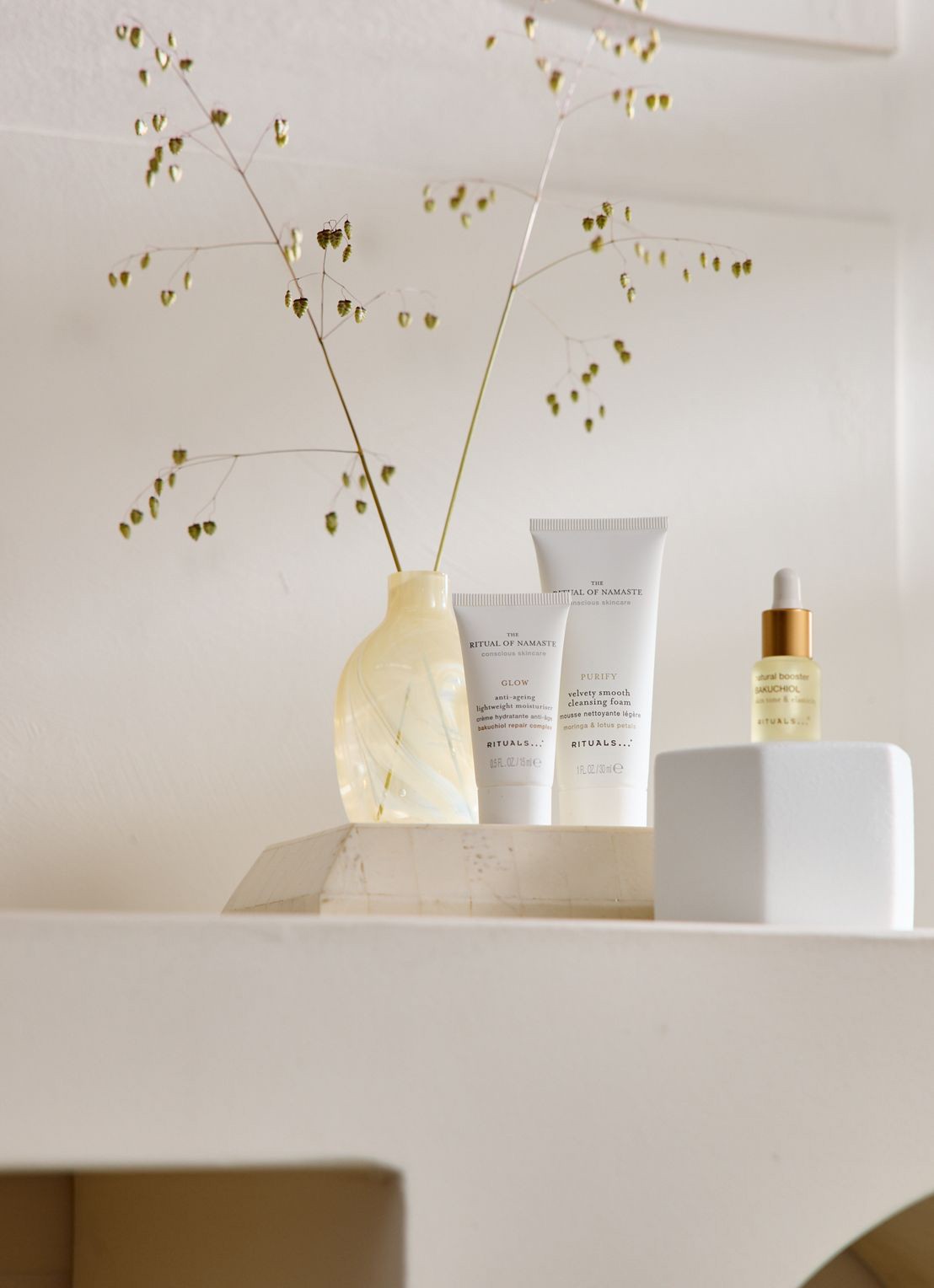 Rituals The Ritual of Namaste Skin Care Set - verzorgingsset - achterkant 4 beige