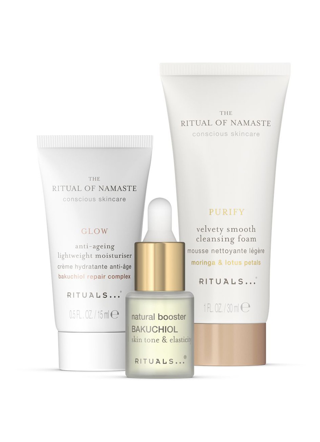 Rituals The Ritual of Namaste Skin Care Set - verzorgingsset - voorkant 2 beige