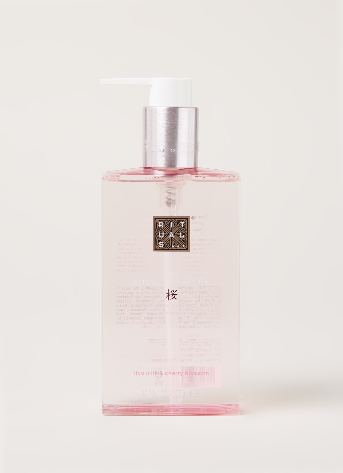 Rituals The Ritual of Sakura handzeep 300 ml - voorkant 2 roze