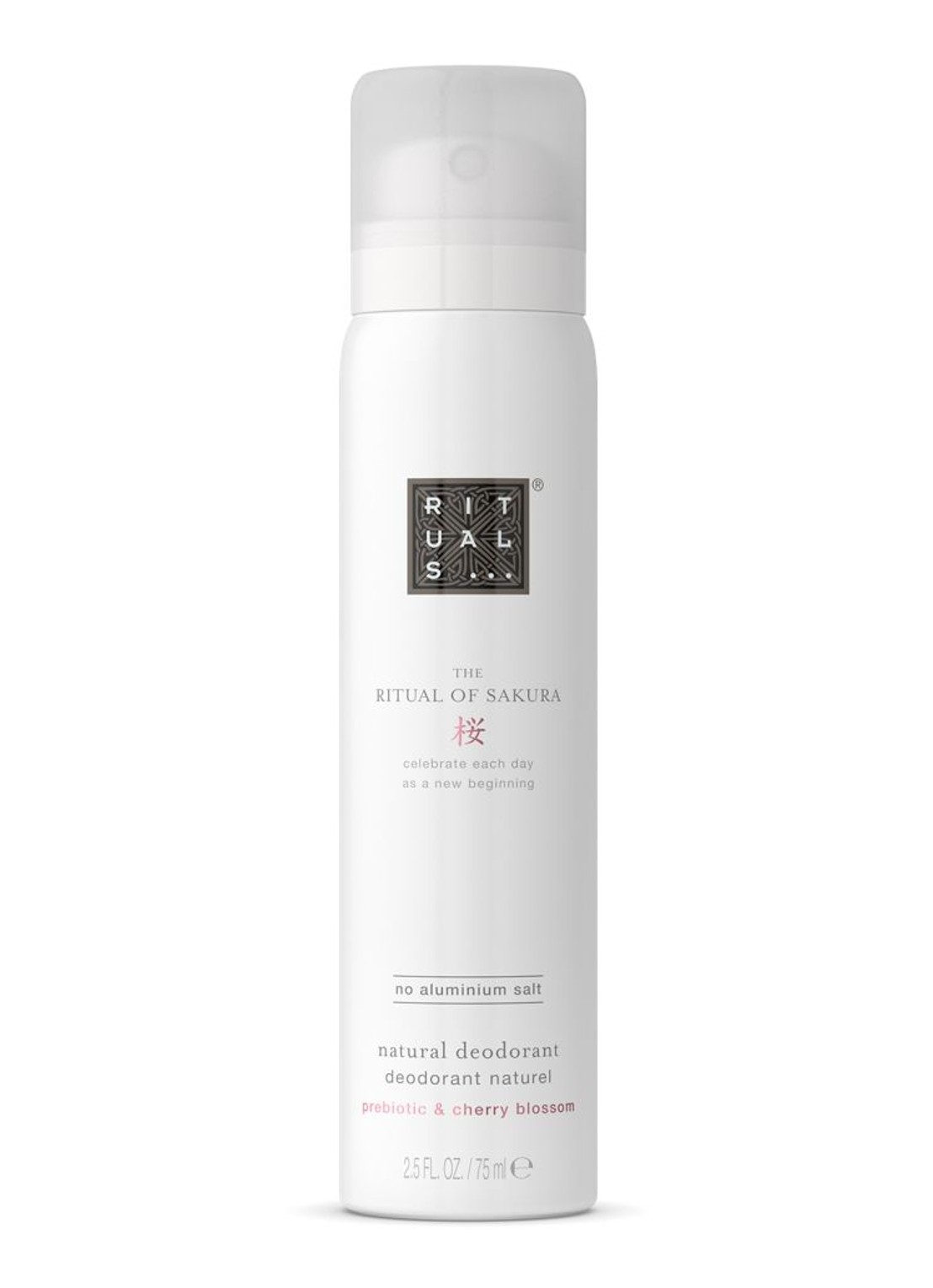 Rituals The Ritual of Sakura Natural Deodorant 75 ml - voorkant 3 beige