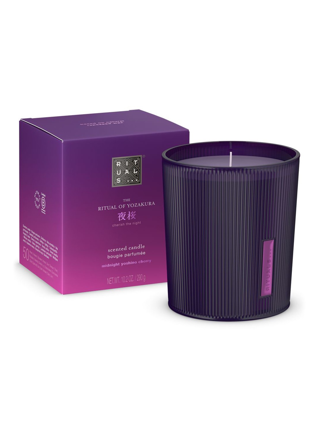 Rituals The Ritual of Yozakura geurkaars 290 gram - voorkant 4 paars