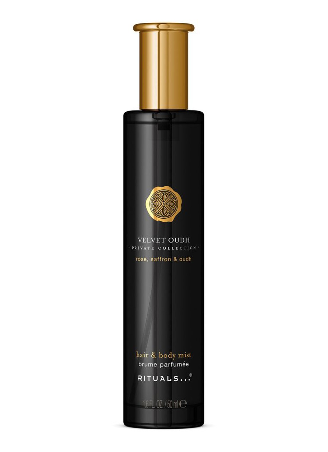Rituals Velvet Oudh Hair & Body Mist - haar- en bodymist - voorkant 4 beige