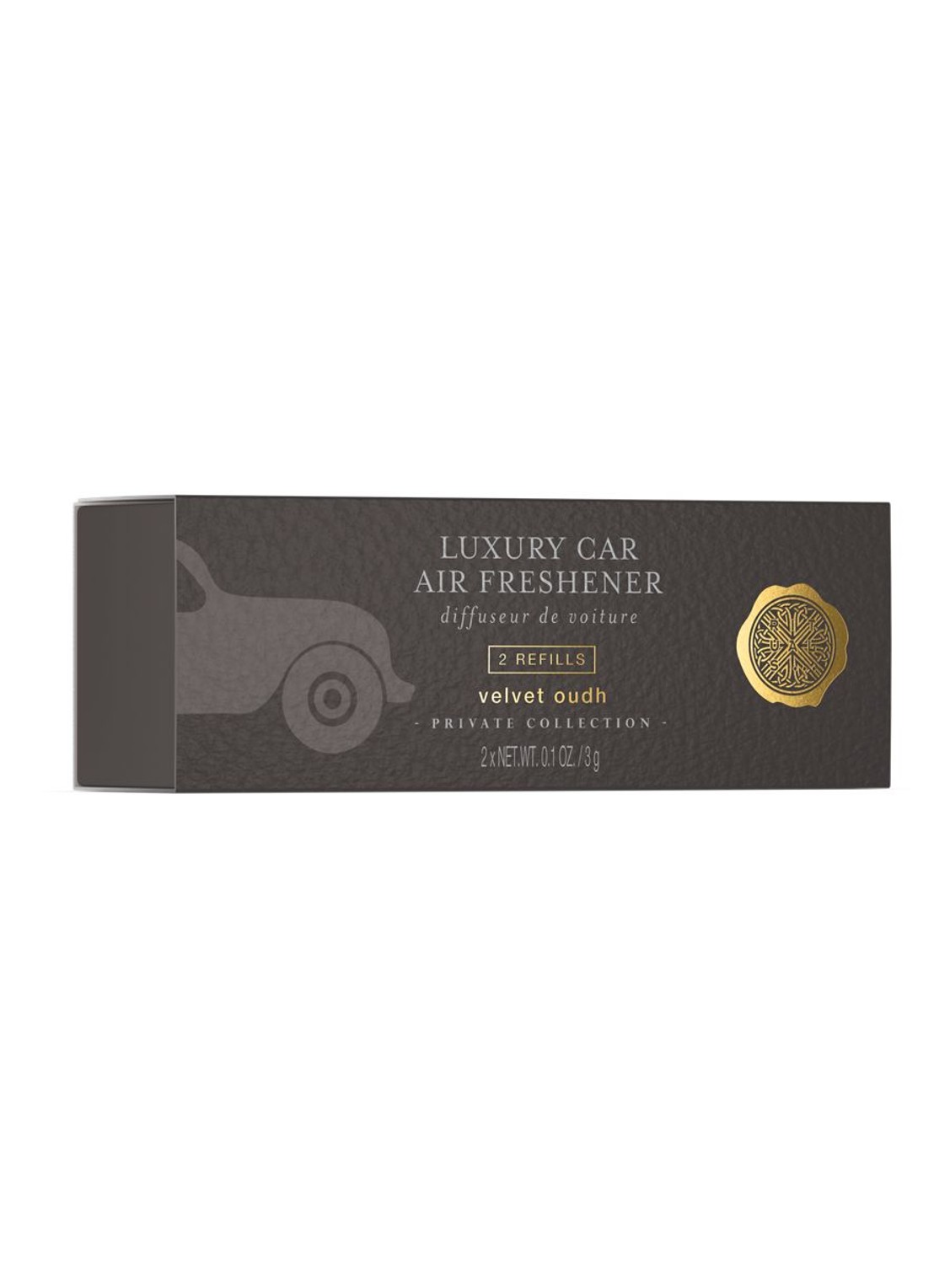 Rituals Velvet Oudh Refill Car Air Freshener - navulling autoparfum - voorkant 2 undefined