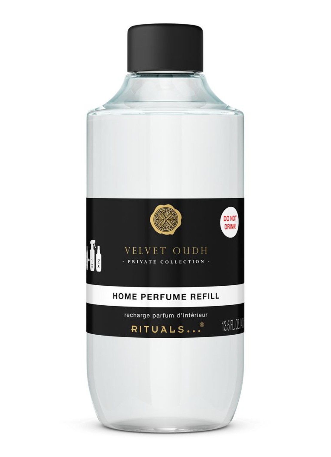 Rituals Velvet Oudh Refill Home Perfume - navulling 400 ml - voorkant 2 undefined