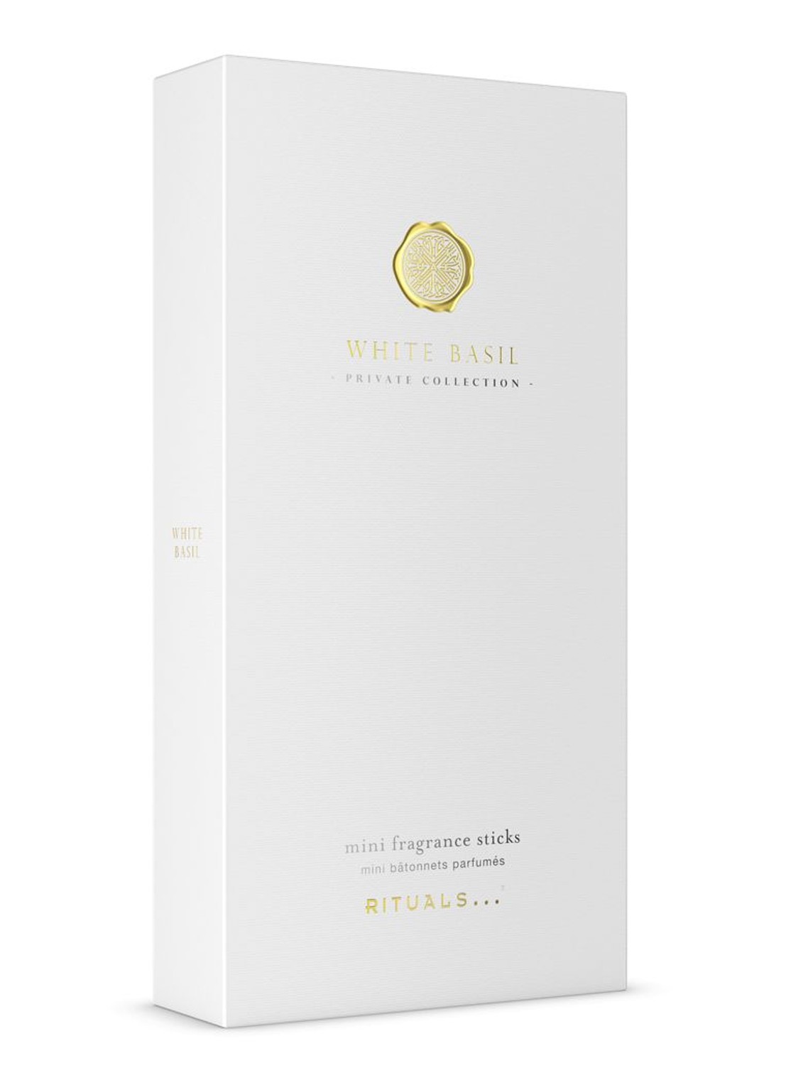 Rituals White Basil Mini Fragrance Sticks - geurstokjes 100 ml - voorkant 2 beige