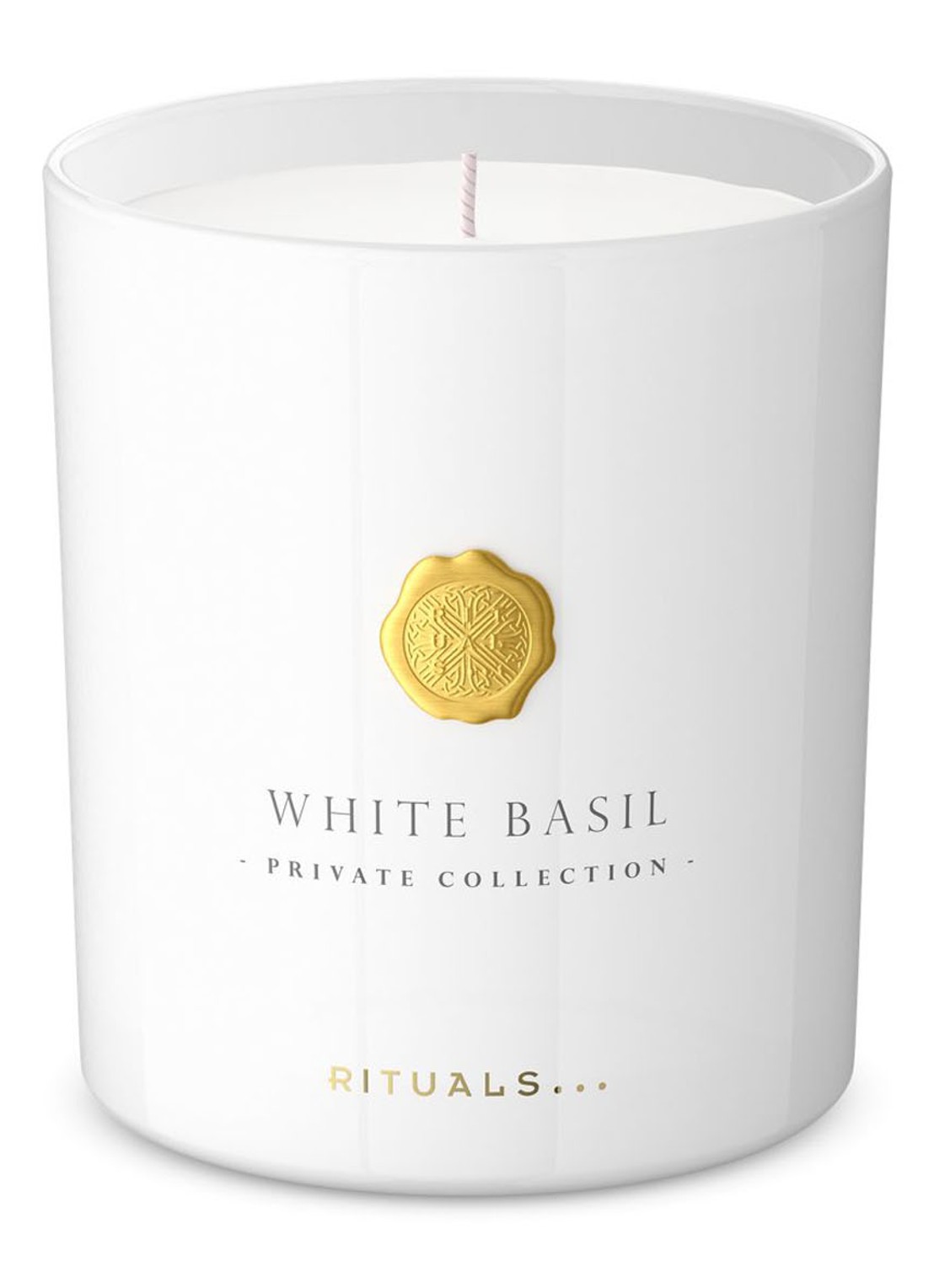 Rituals White Basil Scented Candle - geurkaars 360 gram - voorkant undefined