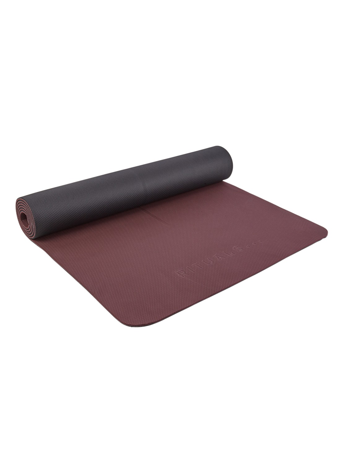 Rituals Yogamat 185 x 60 cm - detail bordeauxrood